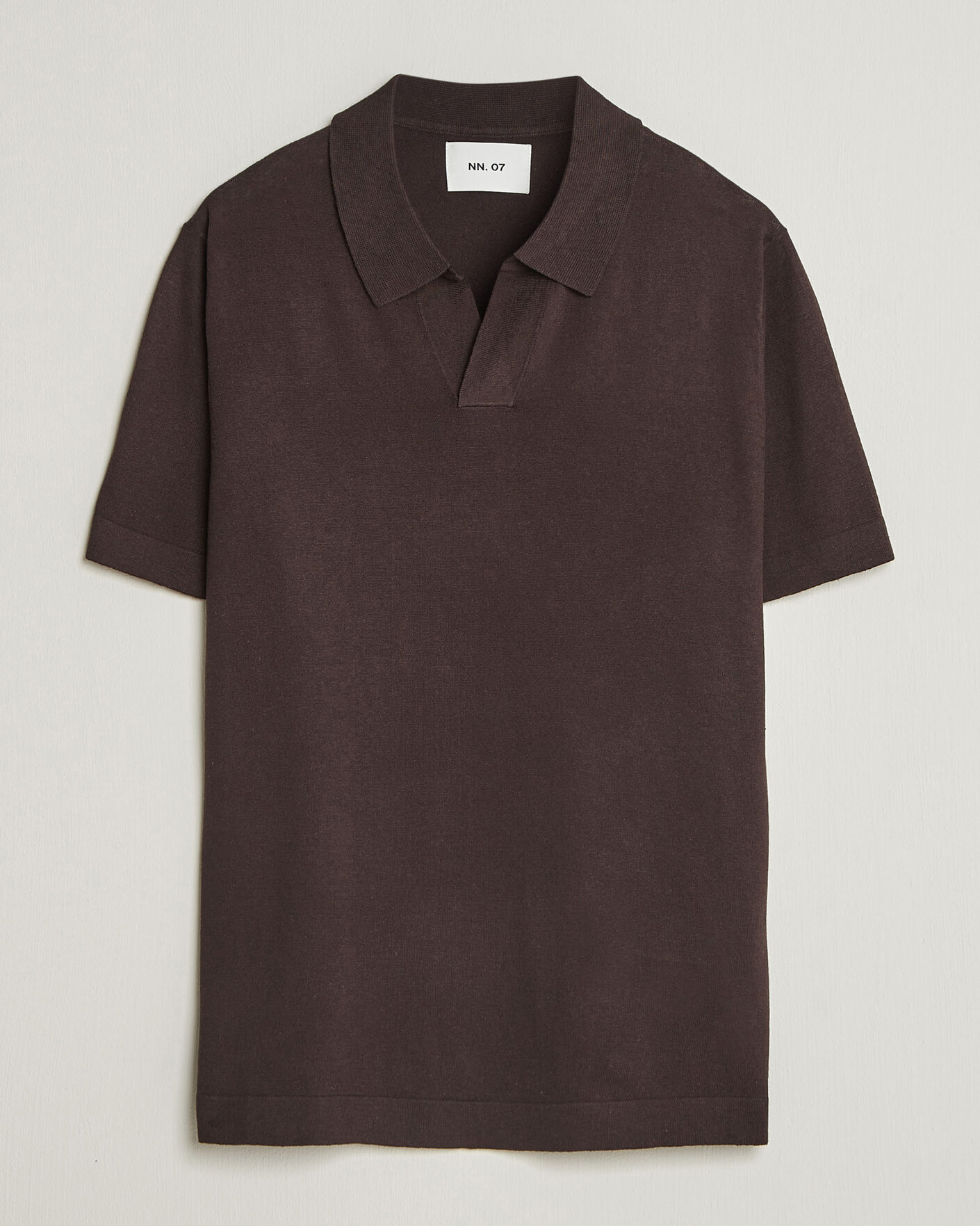 Men |  | NN07 | Ryan Cotton/Linen Polo Dusky Port