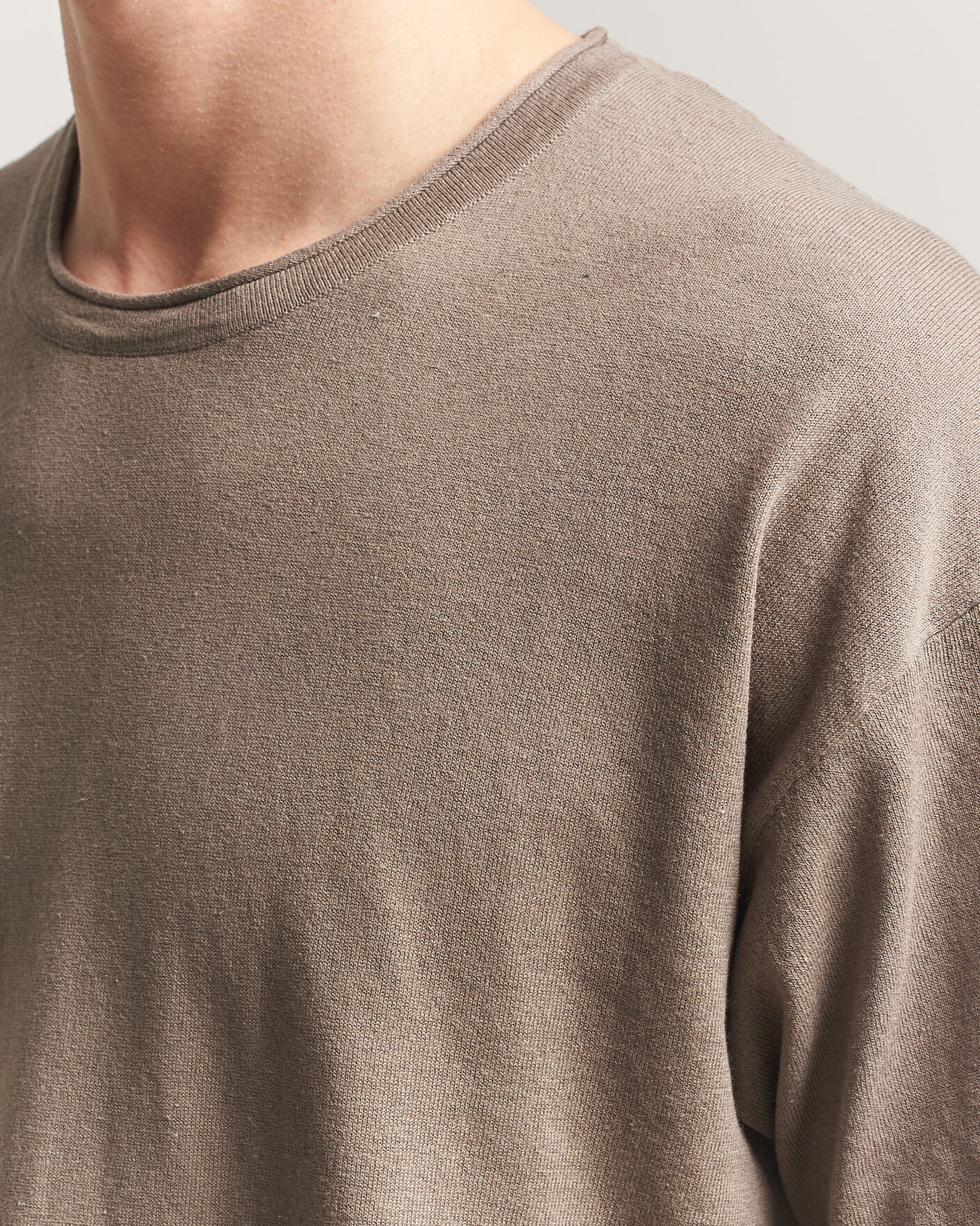 Men | T-Shirts | NN07 | Ryan Cotton/Linen T-Shirt Clay Mirage