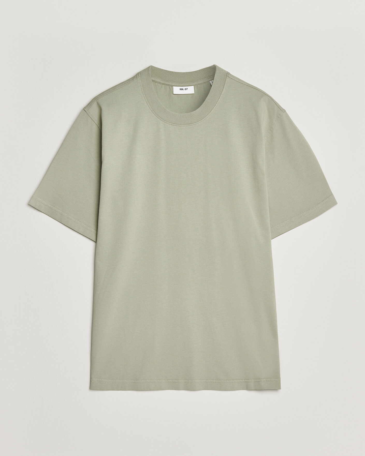Men | T-Shirts | NN07 | Adam Crew Neck T-Shirt Sage Green