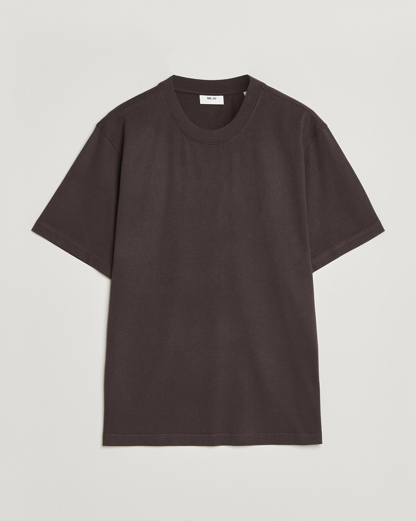 Men | T-Shirts | NN07 | Adam Crew Neck T-Shirt Dusky Port