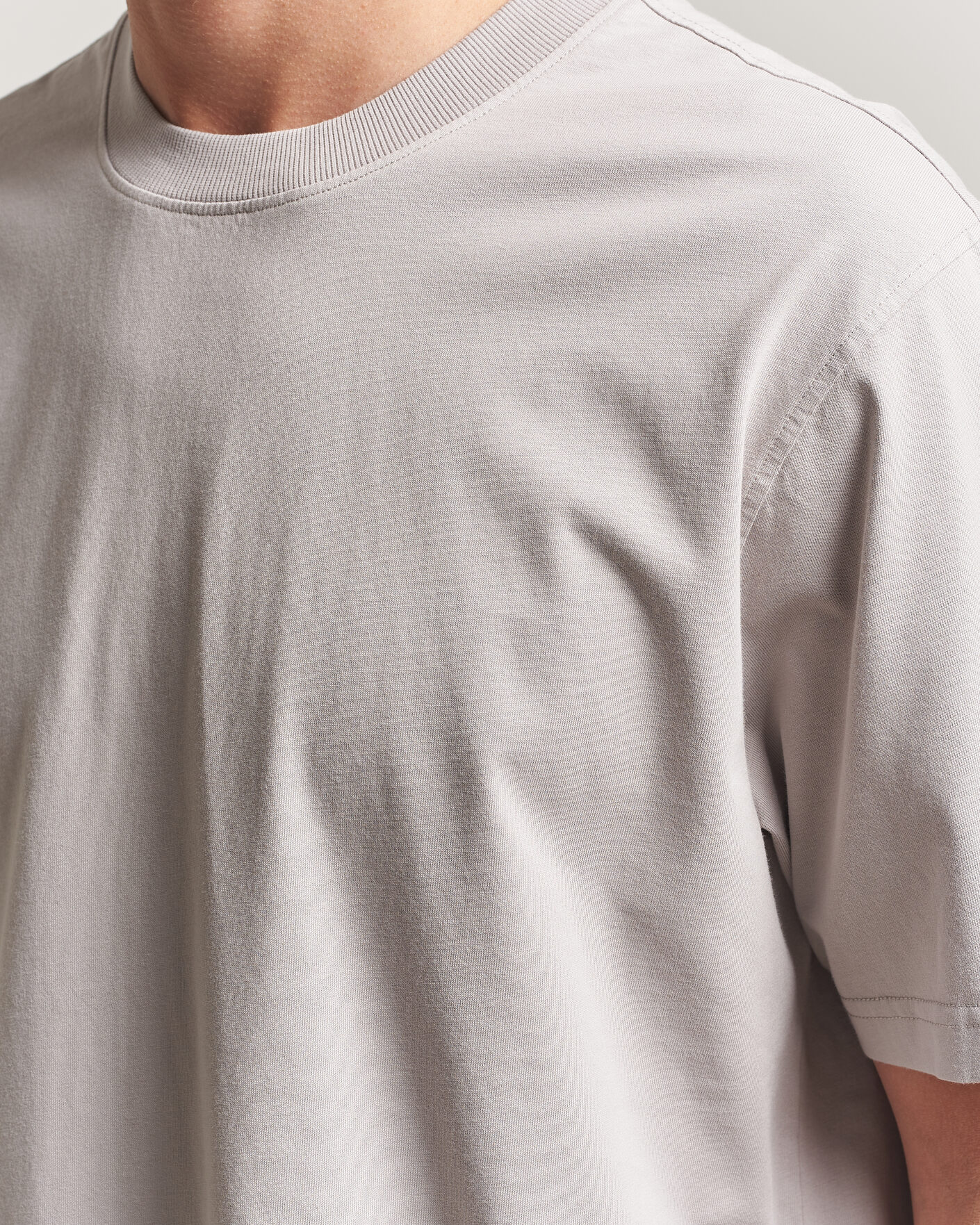Men | T-Shirts | NN07 | Adam Crew Neck T-Shirt Moon Dust