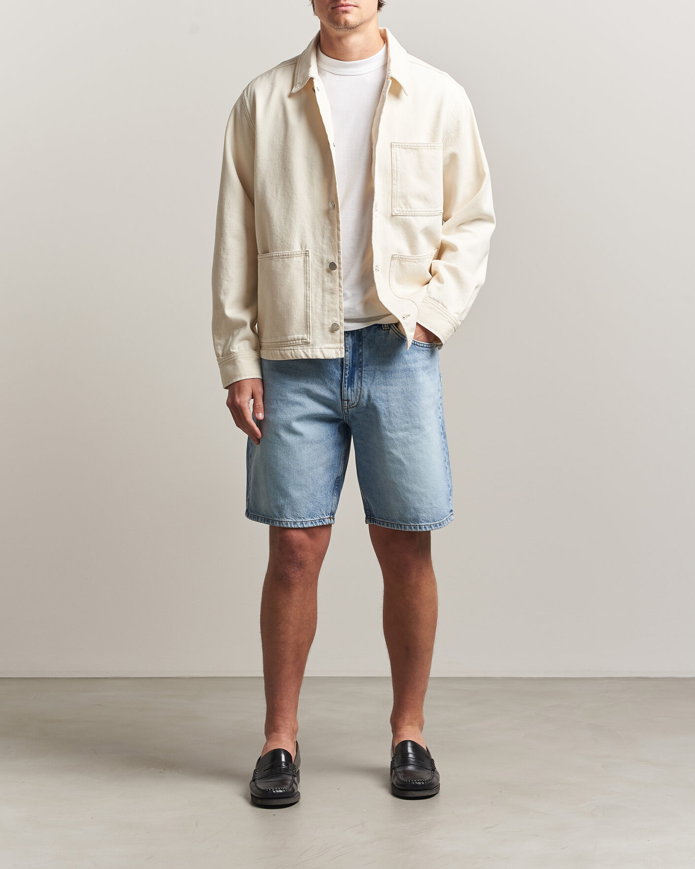 Men | Shorts | NN07 | Otis Denim Shorts Light Blue Washed
