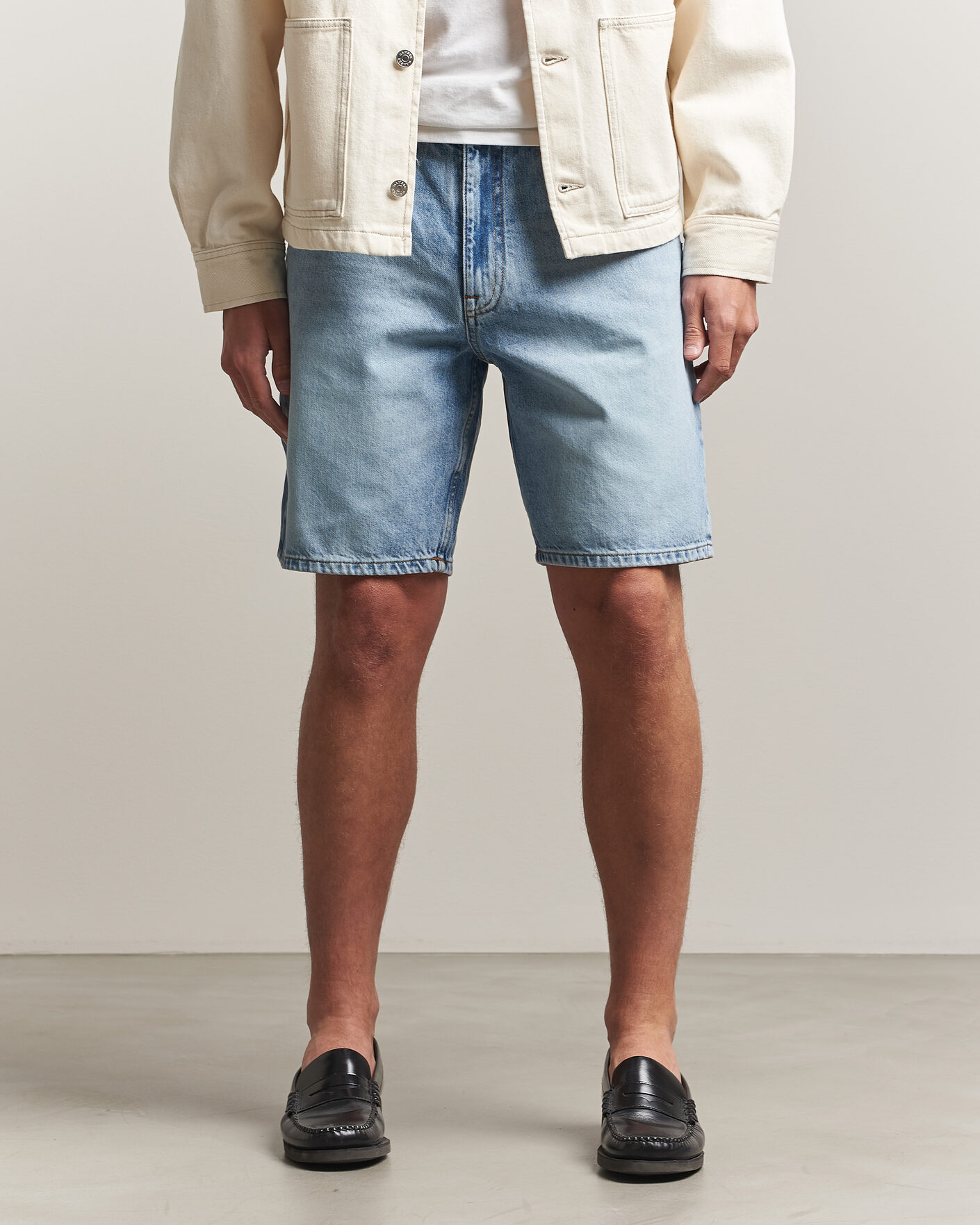 Men | Shorts | NN07 | Otis Denim Shorts Light Blue Washed
