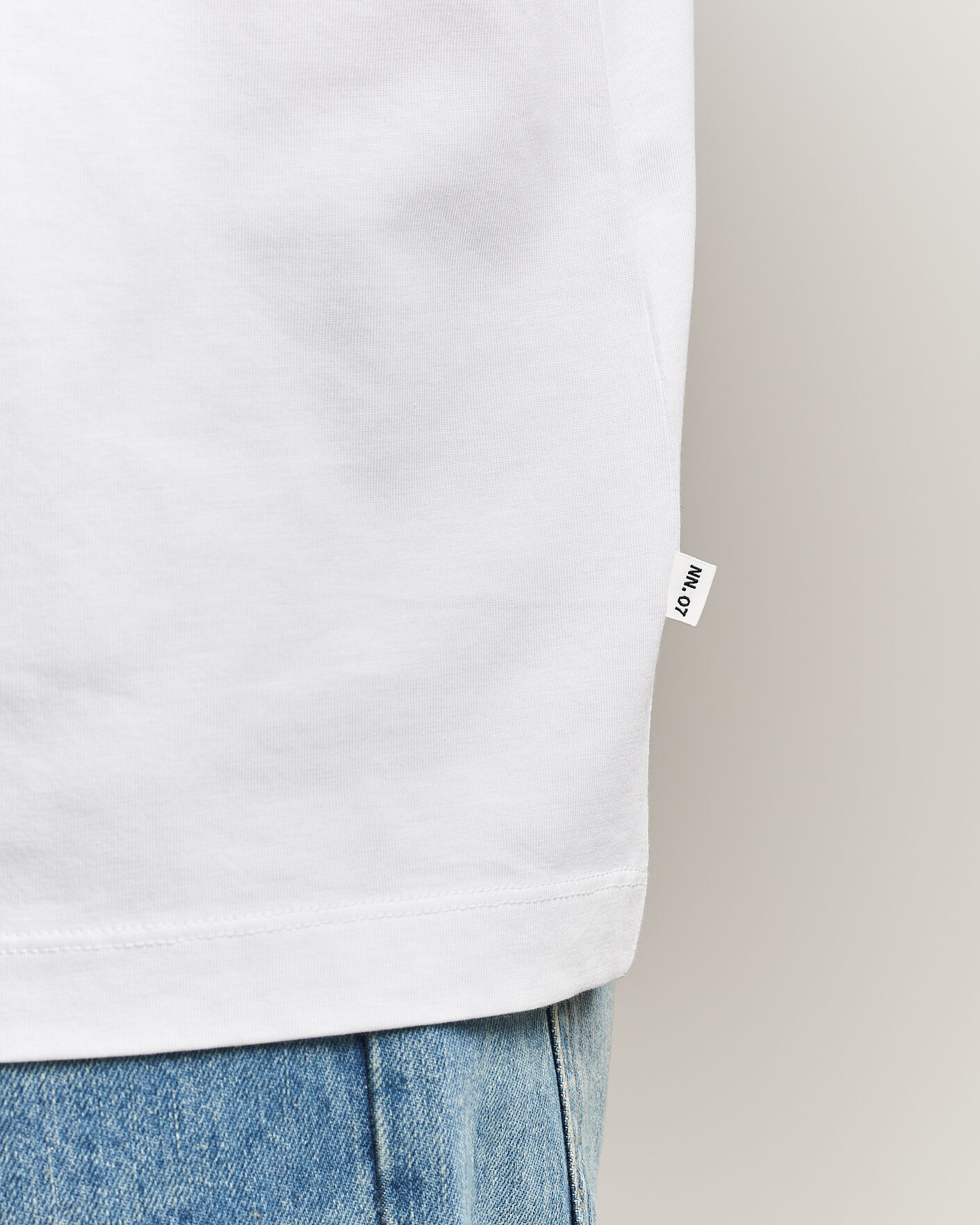 Men | T-Shirts | NN07 | Lionel Suvin Cotton Crew Neck T-Shirt White