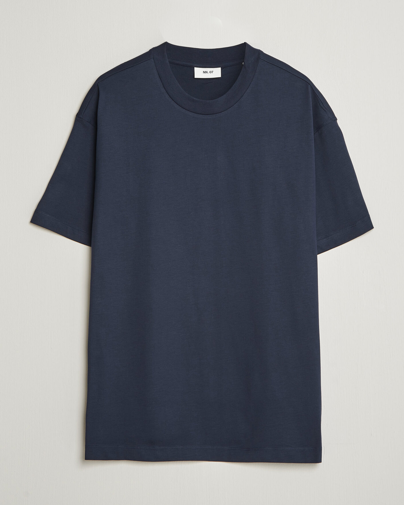 Men | T-Shirts | NN07 | Lionel Suvin Cotton Crew Neck T-Shirt Navy Blue