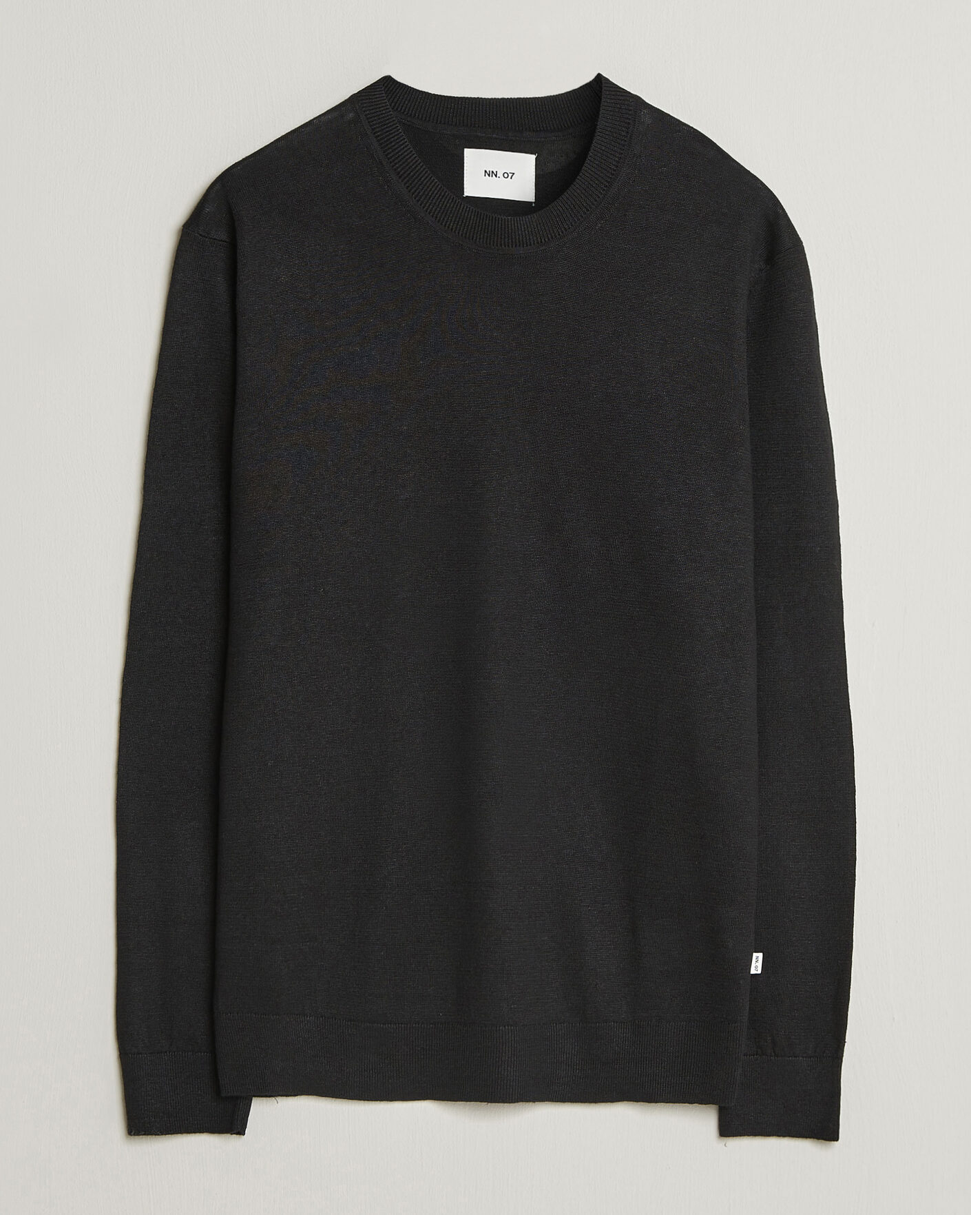Men | Sweaters & Knitwear | NN07 | Ted Linen Knitted Sweater Black