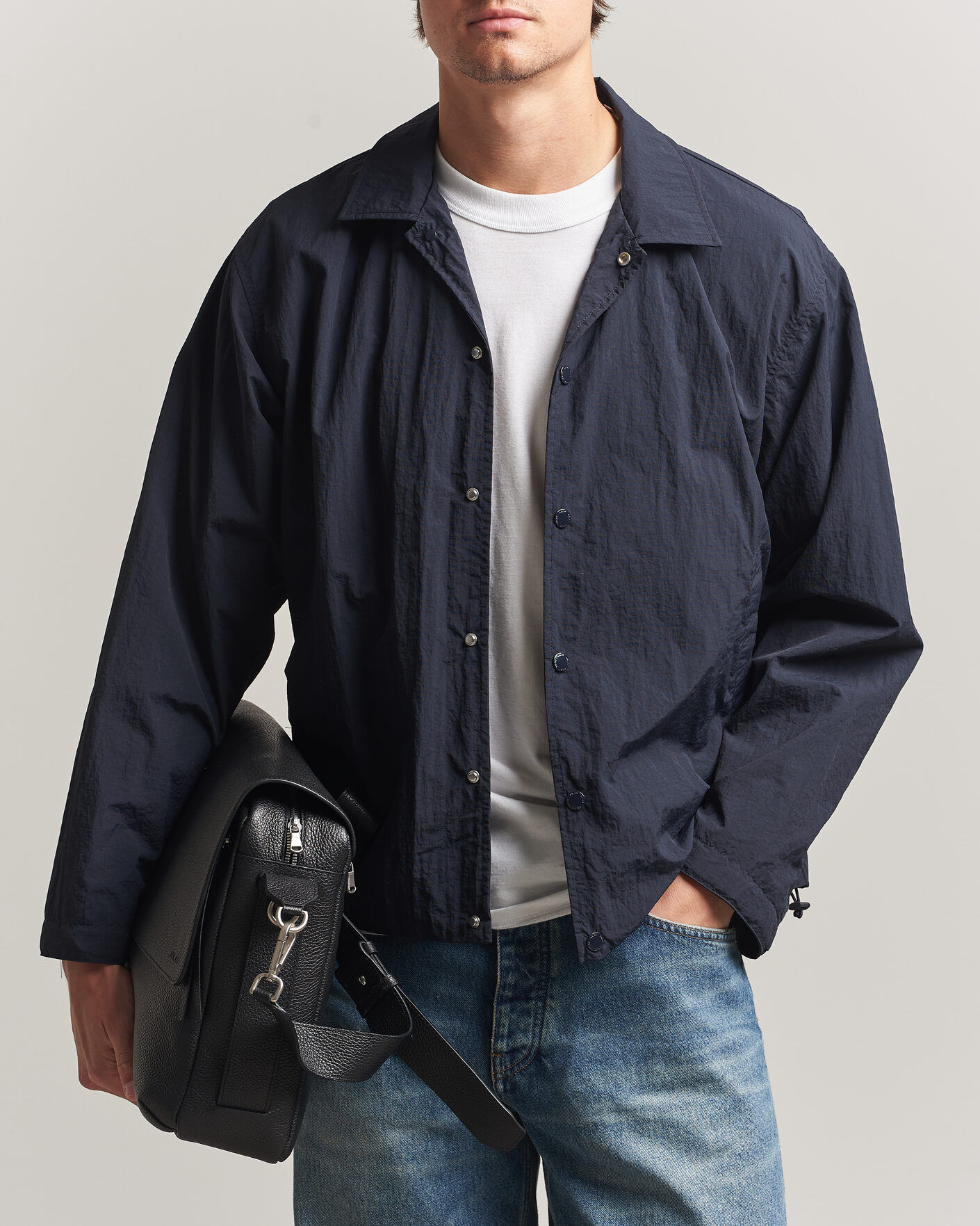 Men | Coats & Jackets | NN07 | Frenton Coach Jacket Deep Navy