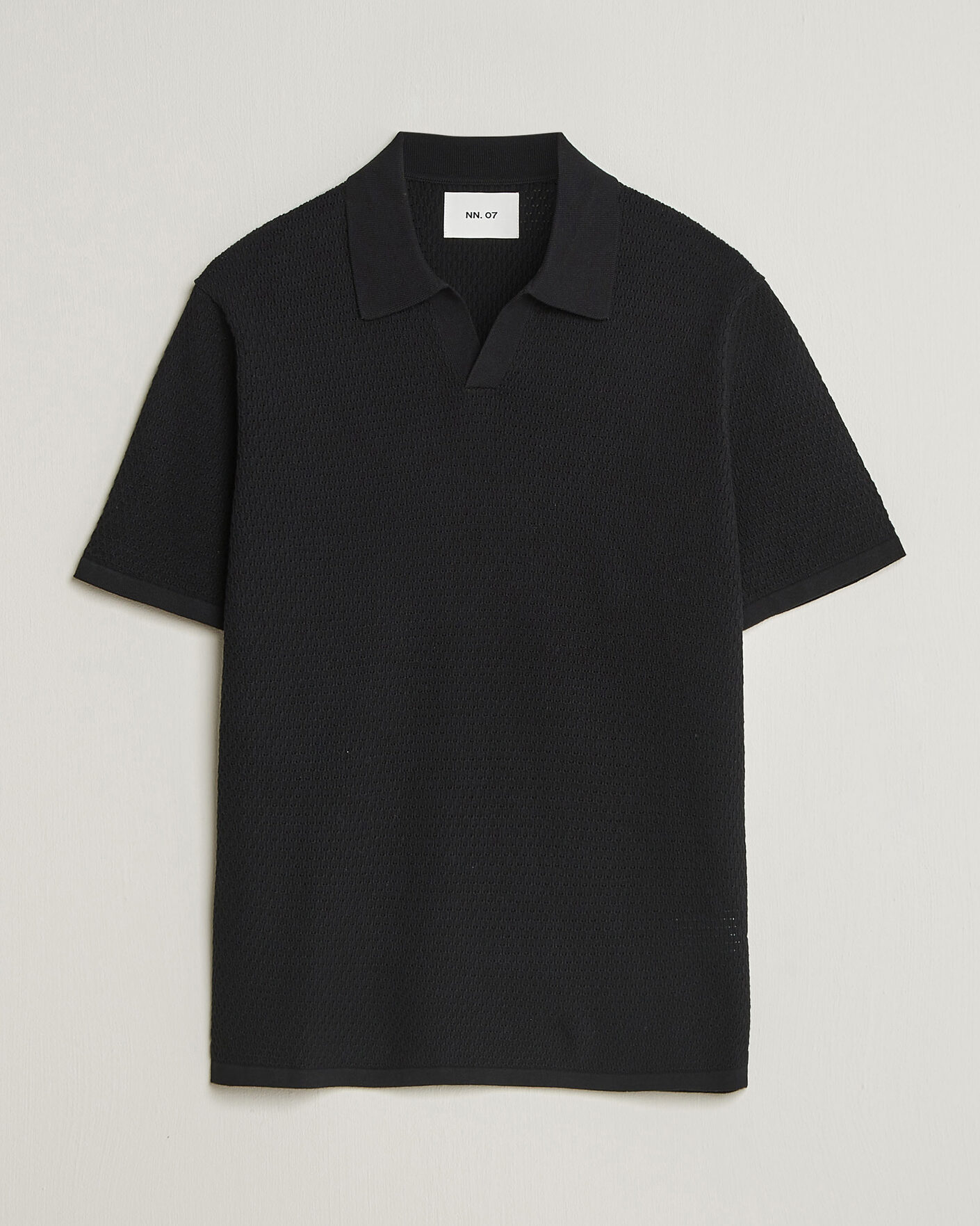 NN07 Paul Knitted Polo Black at CareOfCarl.com
