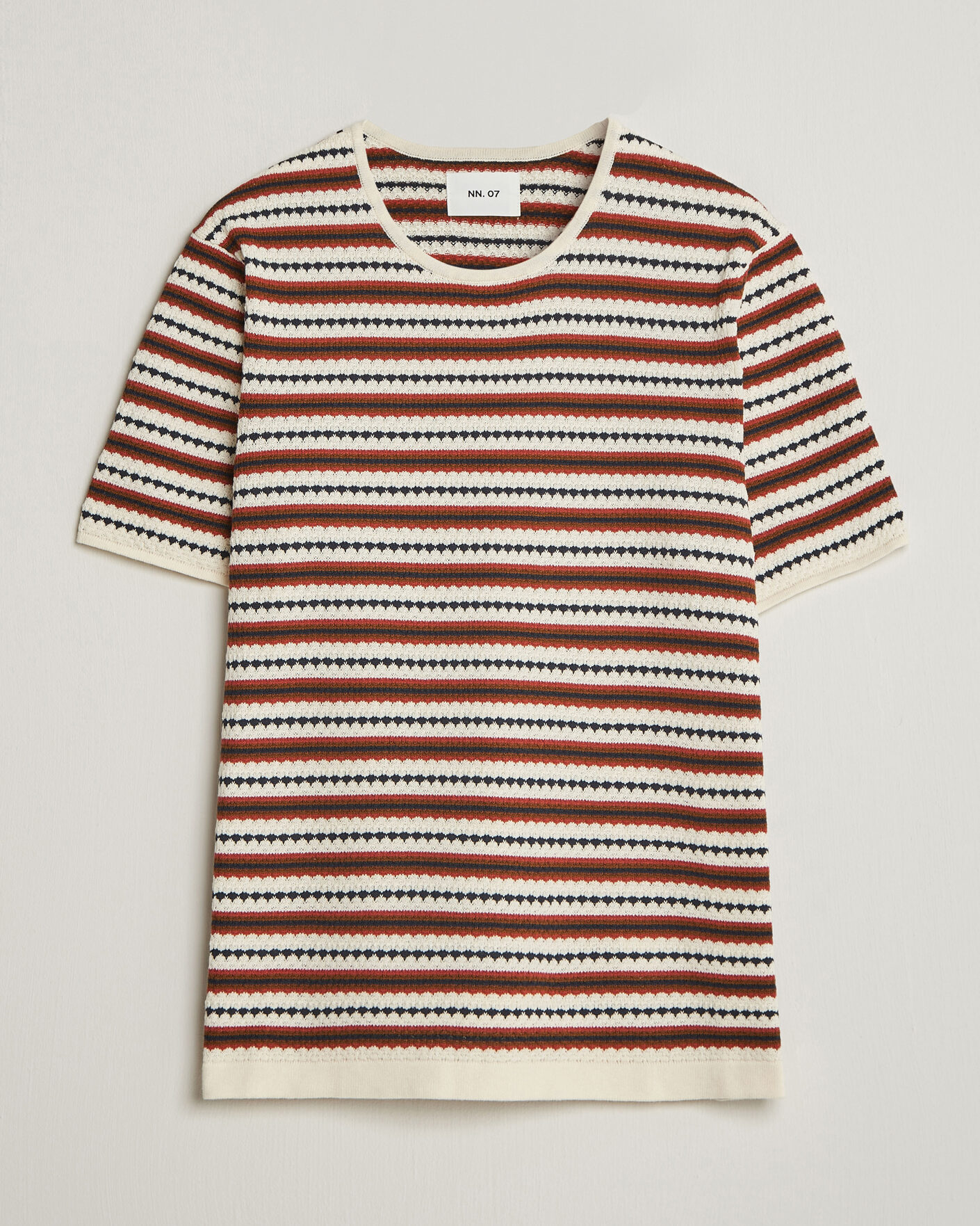Men | T-Shirts | NN07 | Bari Knitted Striped T-Shirt Multi