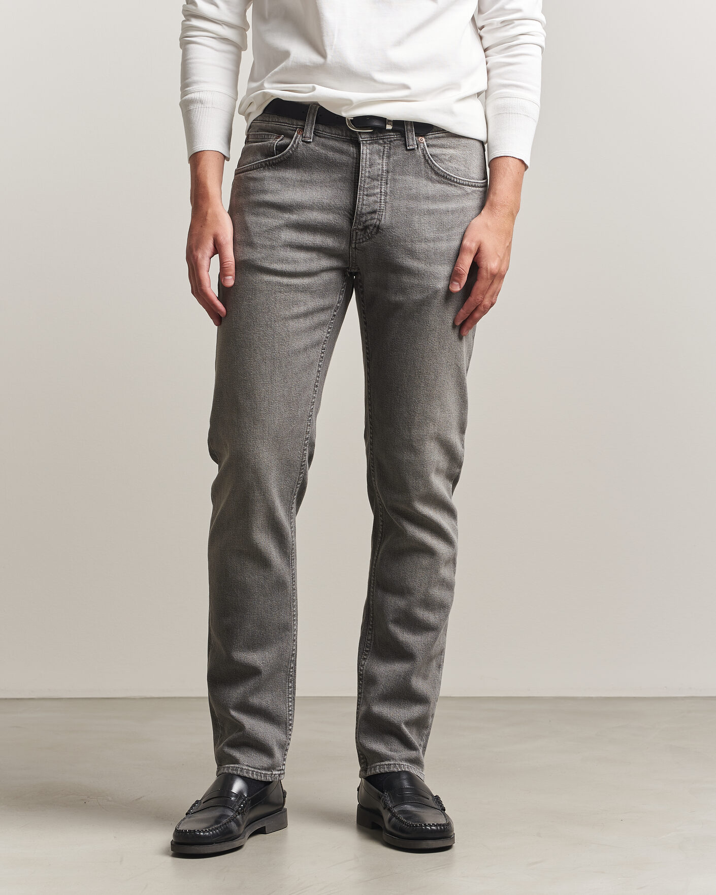 Men | Jeans | Nudie Jeans | Solid Ollie Jeans Pale Ash