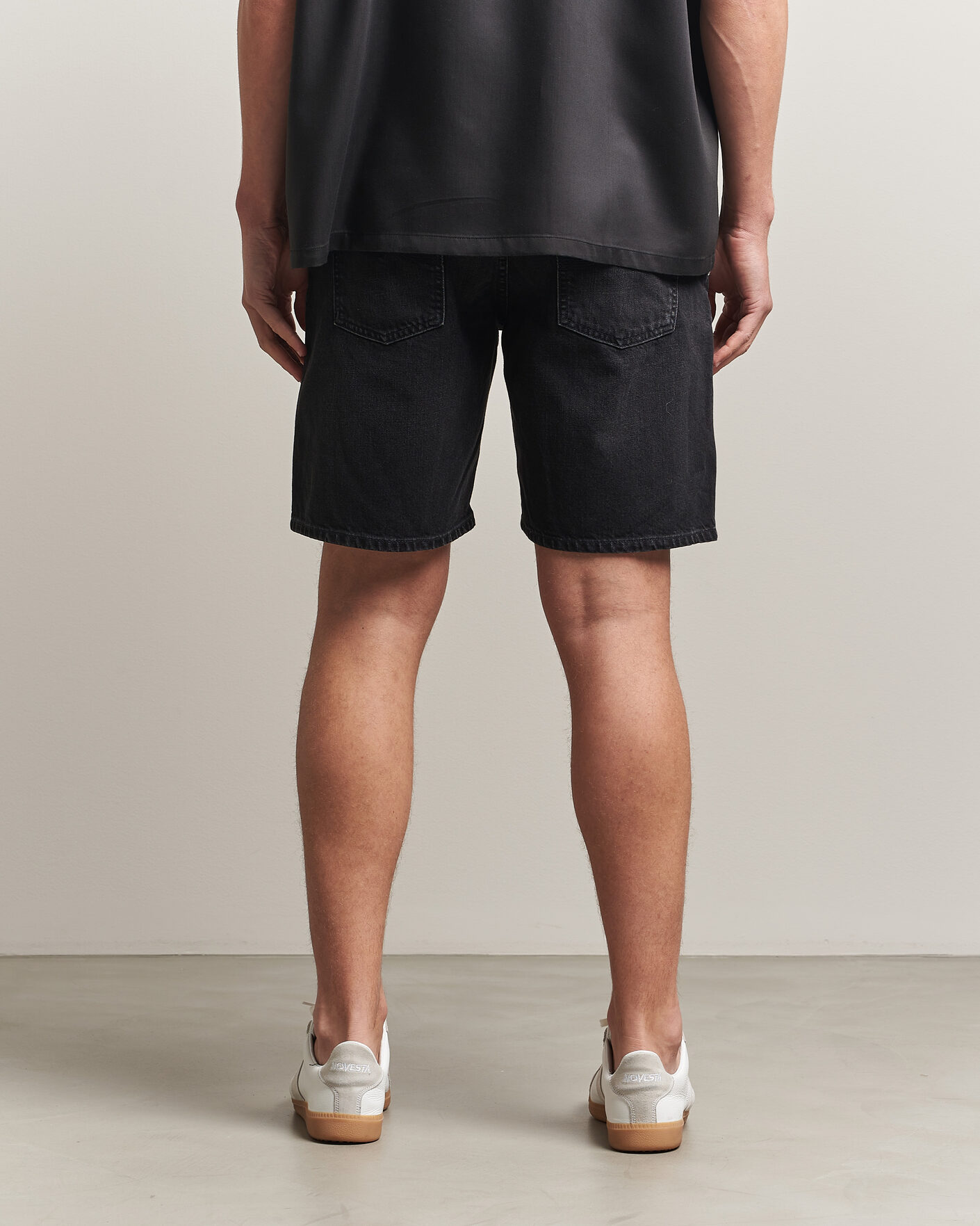 Men | Shorts | Nudie Jeans | Seth Denim Shorts Dune Black