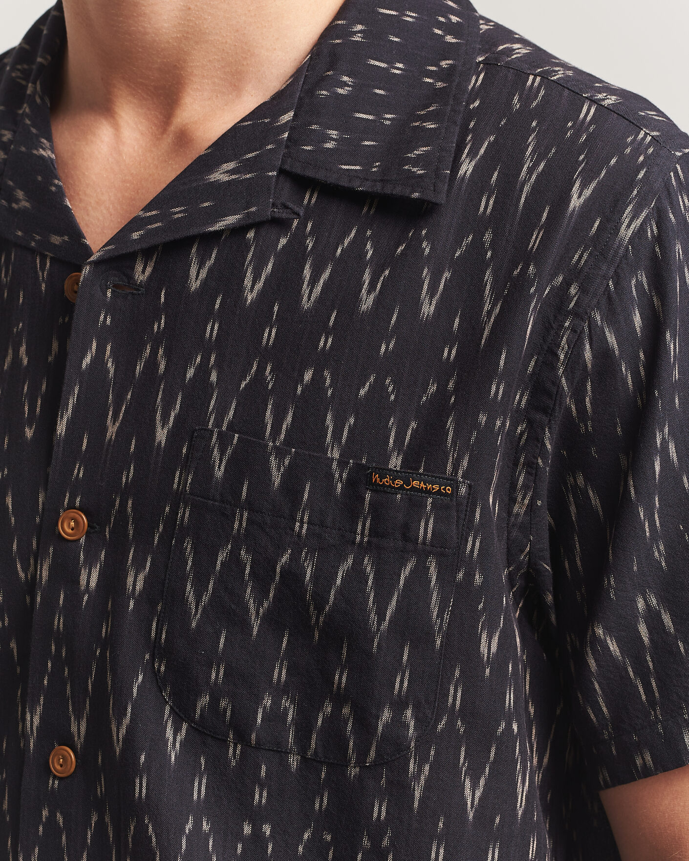 Men | Shirts | Nudie Jeans | Arvid Hawaii Shirt Ikat Multi