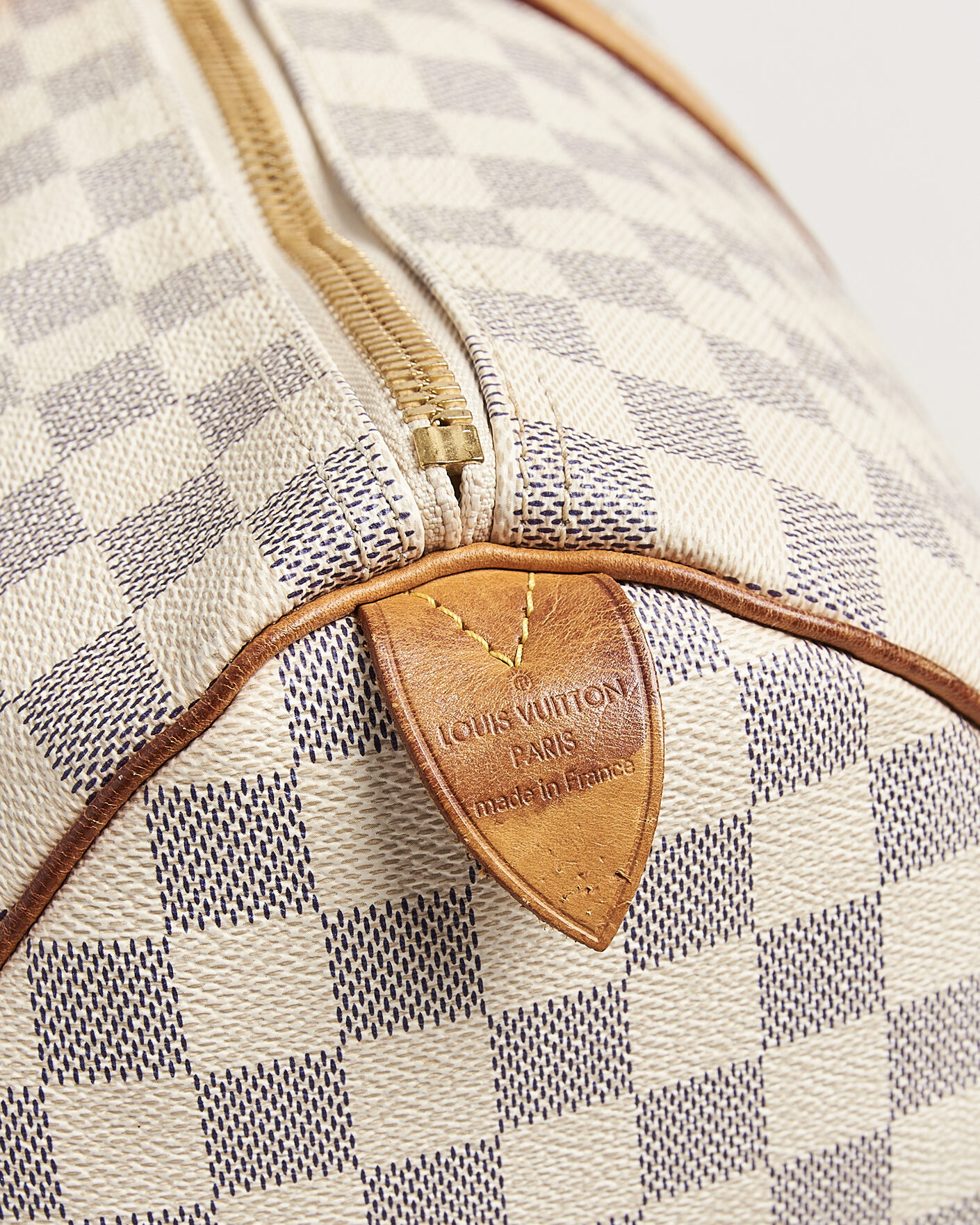 Men | Pre-Owned & Vintage Bags | Louis Vuitton Pre-Owned | Keepall 50 Damier Azur