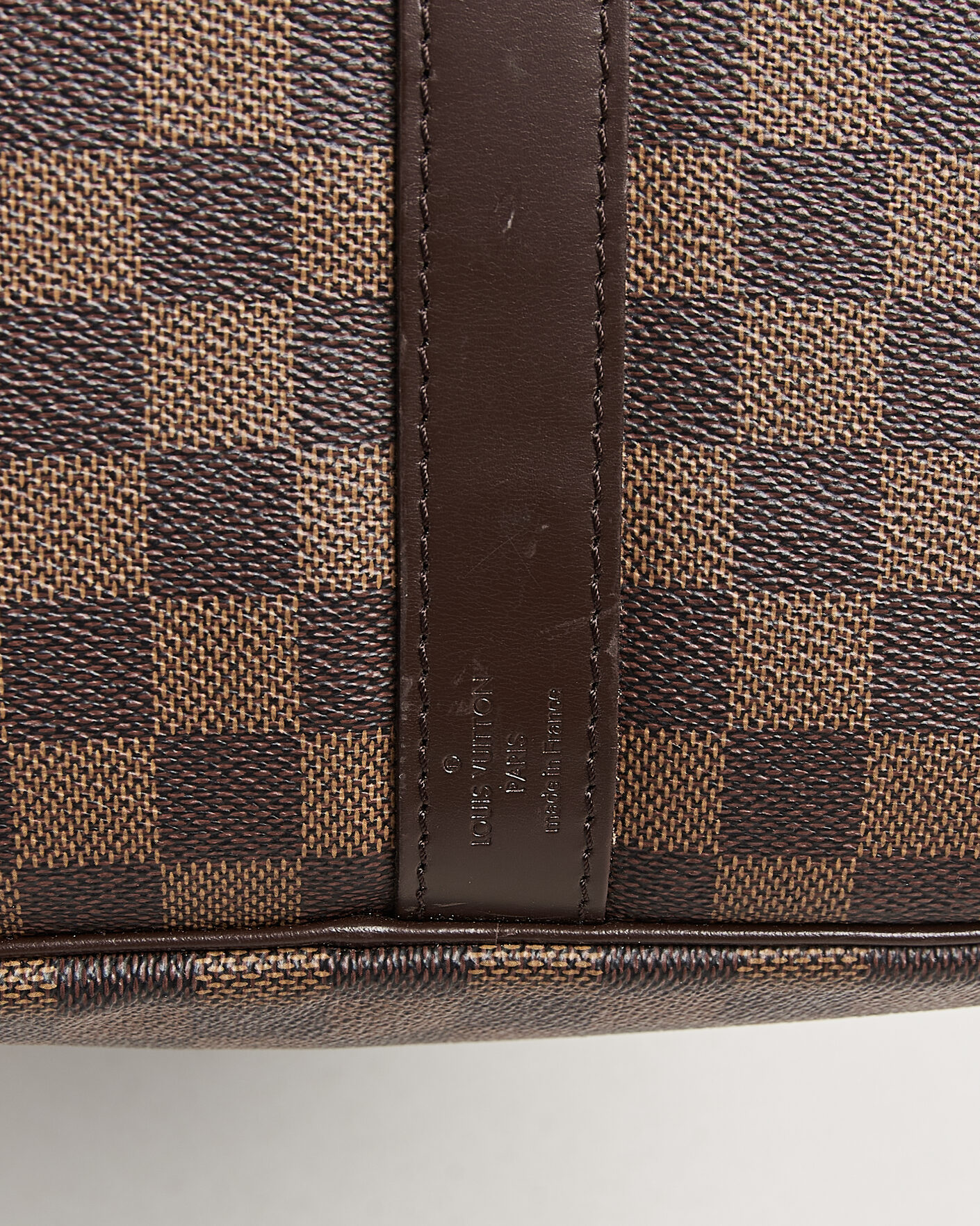 Men | Pre-Owned & Vintage Bags | Louis Vuitton Pre-Owned | Keepall 55 Bandouliére Damier Ebene