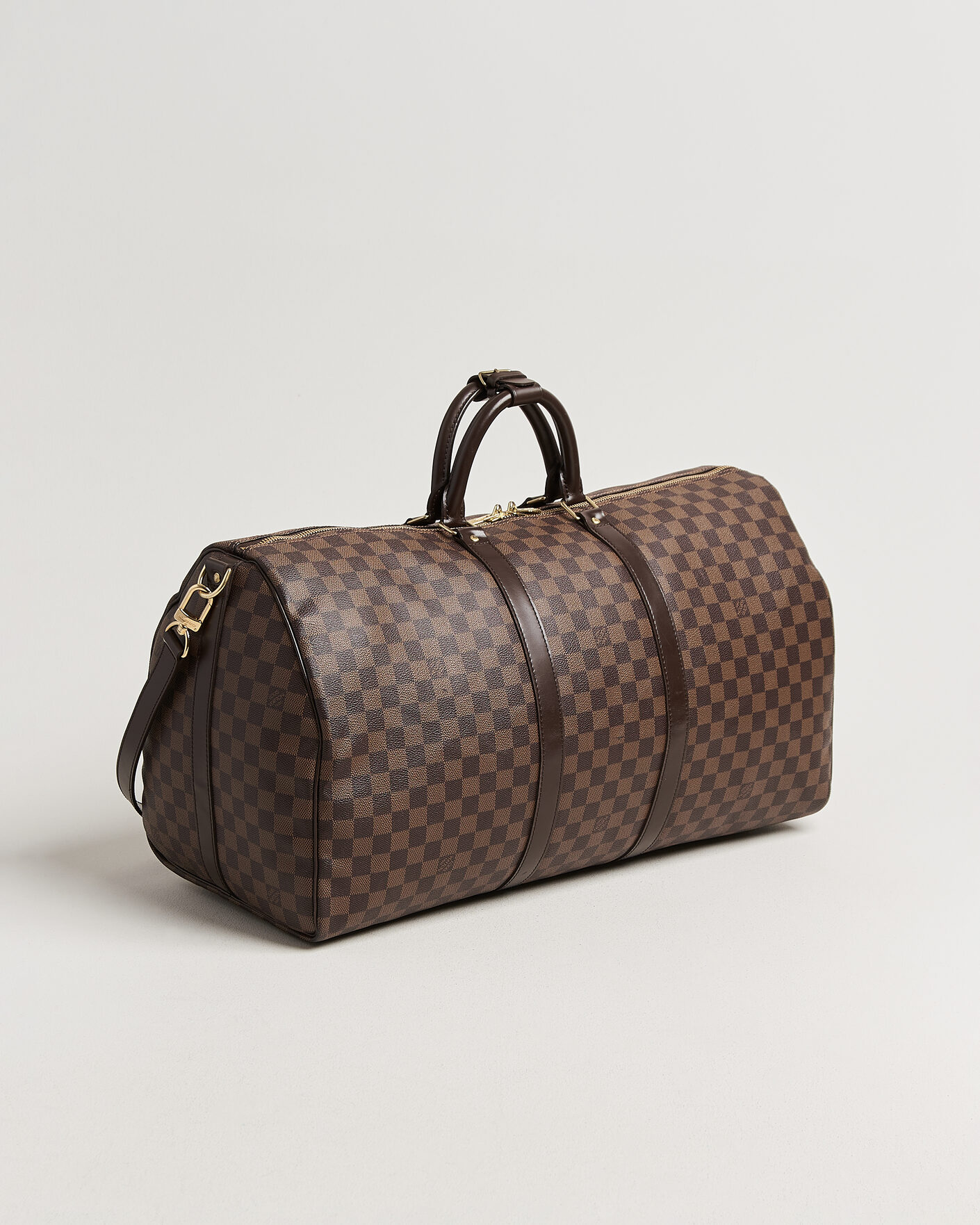 Men | Pre-Owned & Vintage Bags | Louis Vuitton Pre-Owned | Keepall 55 Bandouliére Damier Ebene