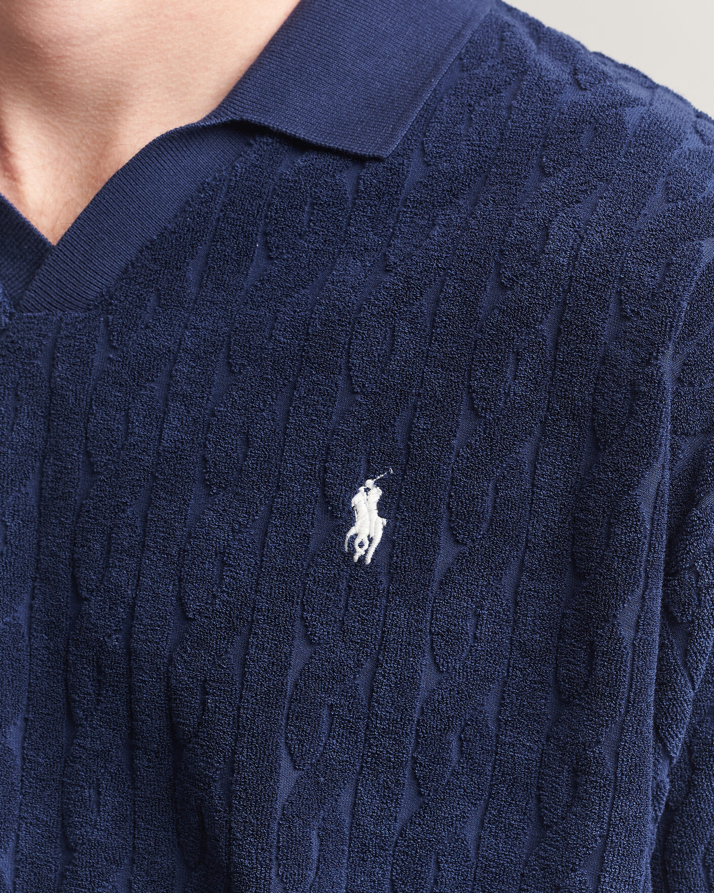 Men | Polo Shirts | Polo Ralph Lauren | Knit Polo Newport Navy