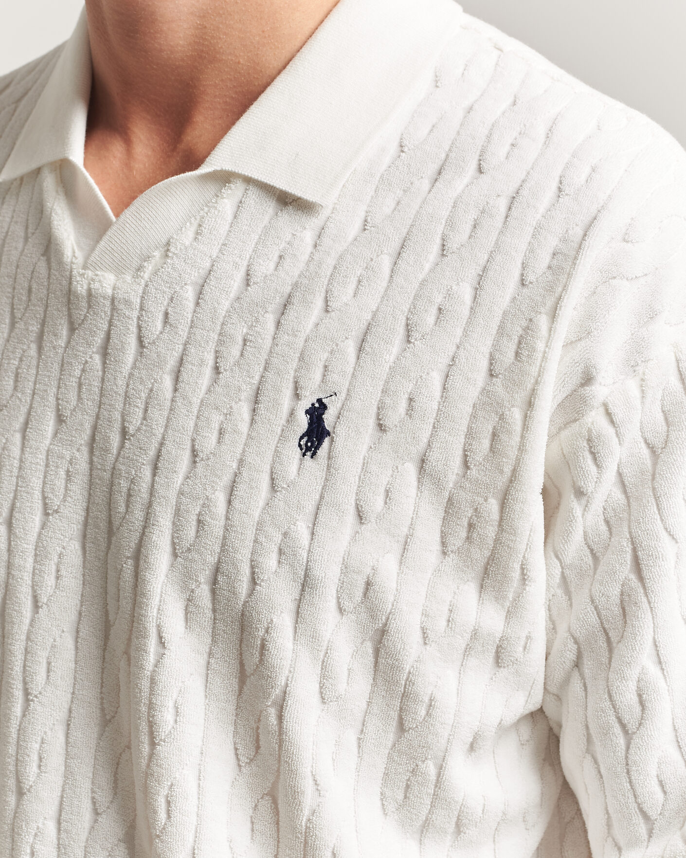 Men | Polo Shirts | Polo Ralph Lauren | Knit Polo White