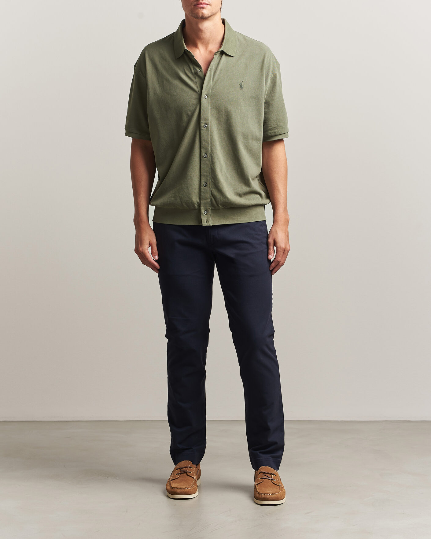 Men | Polo Shirts | Polo Ralph Lauren | Buttoned Polo Cruise Olive