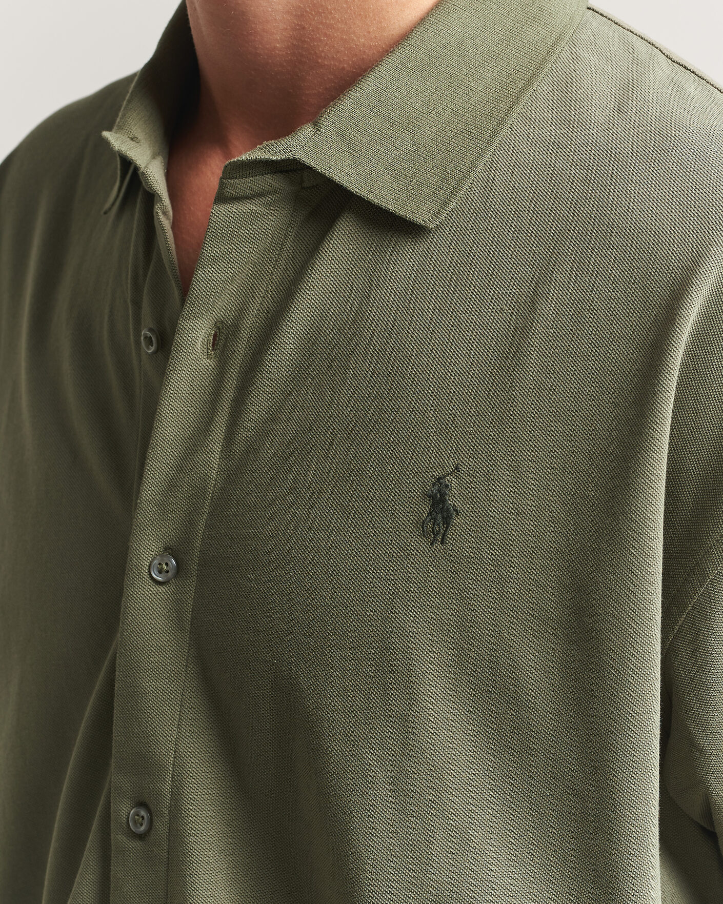 Men | Polo Shirts | Polo Ralph Lauren | Buttoned Polo Cruise Olive