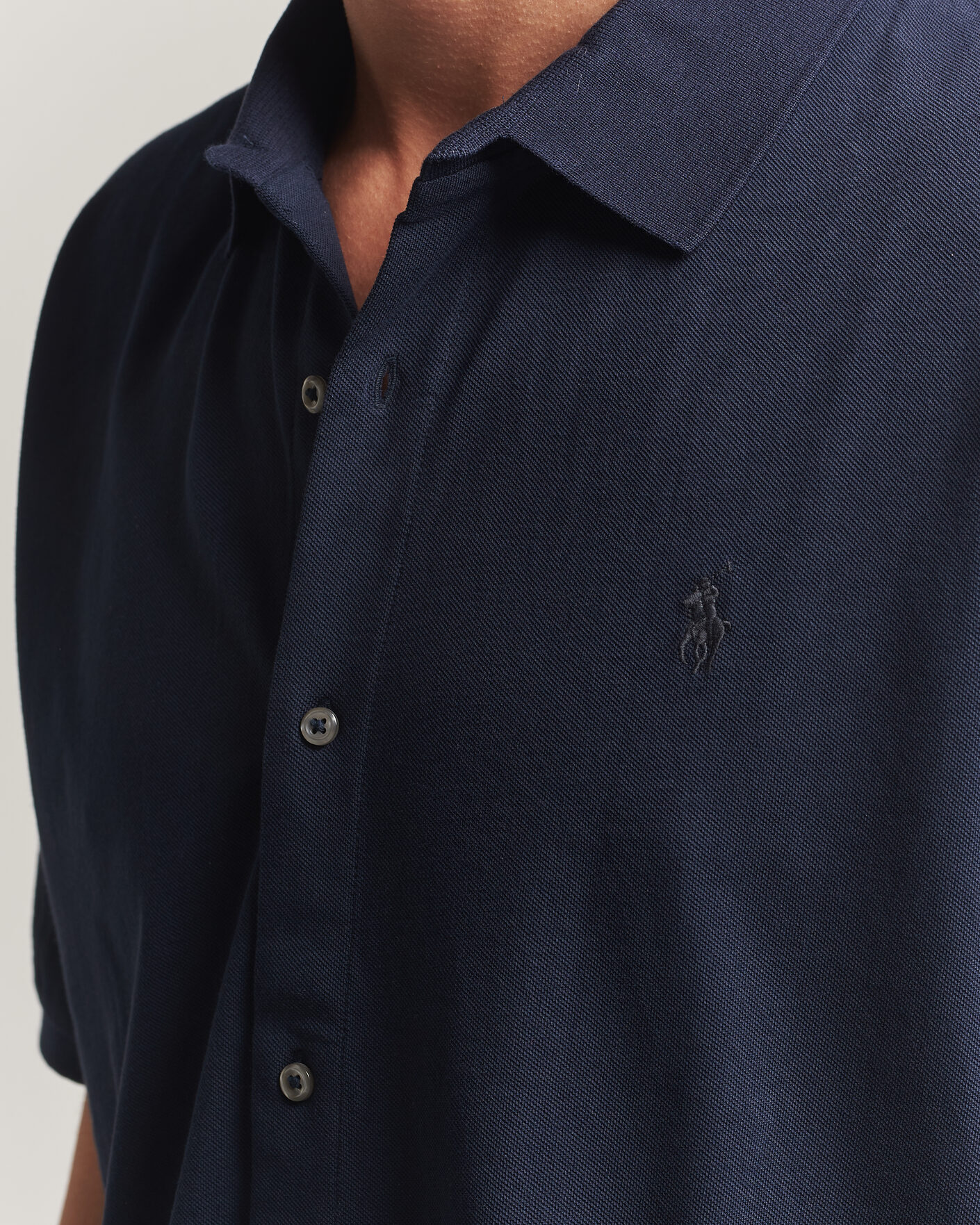 Men | Polo Shirts | Polo Ralph Lauren | Buttoned Polo Aviator Navy