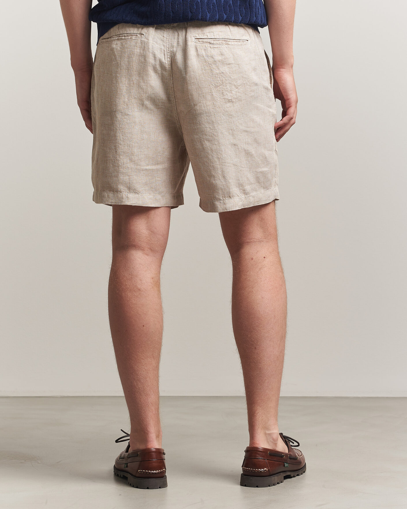 Men | Shorts | Polo Ralph Lauren | Woven Linen Shorts Coastal Beige White