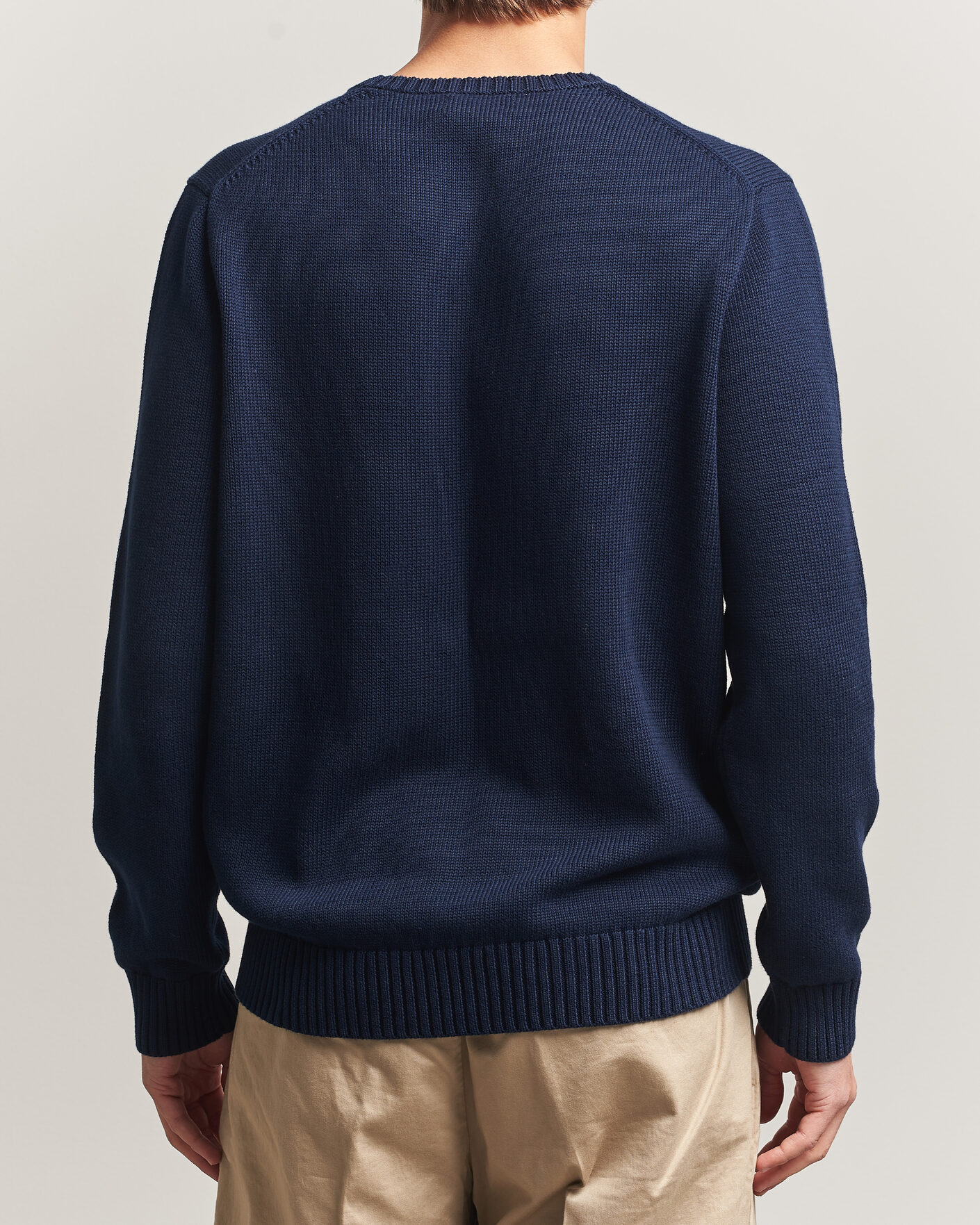 Men | Sweaters & Knitwear | Polo Ralph Lauren | Cotton Crew Neck Pullover Hunter Navy