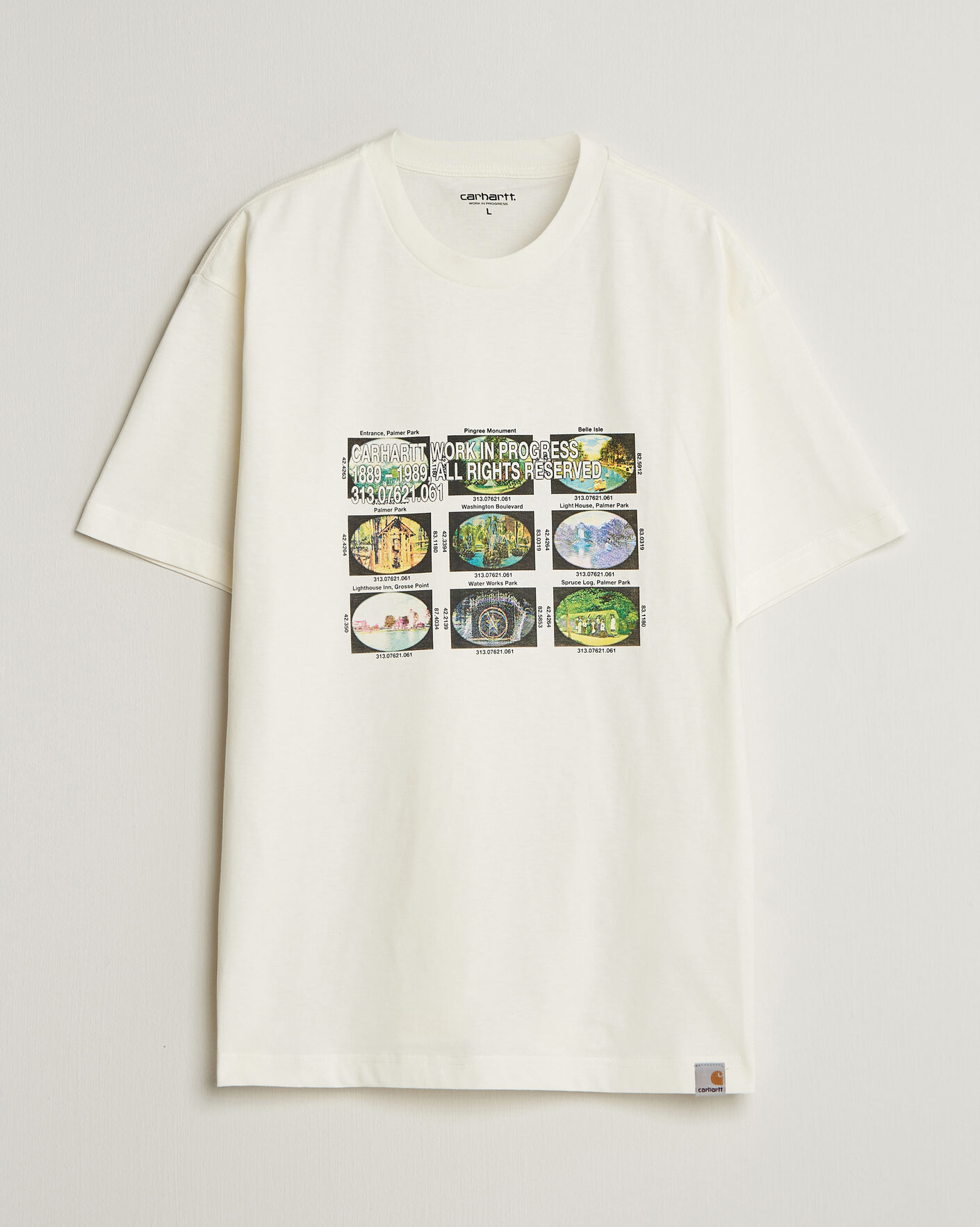 Carhartt WIP Coordinates Printed T-Shirt Wax at CareOfCarl.com