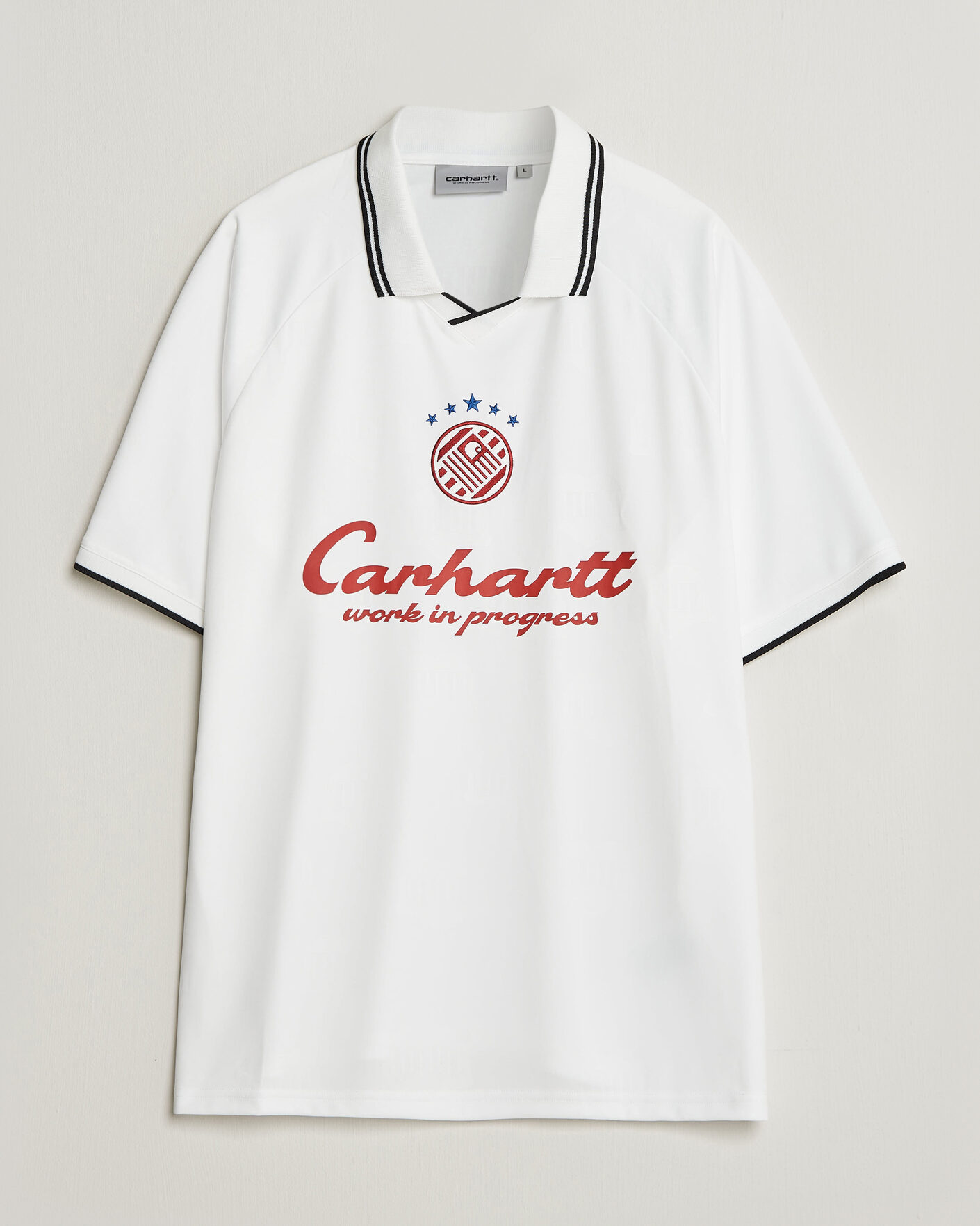 Men | T-Shirts | Carhartt WIP | Terrace Football T-Shirt White
