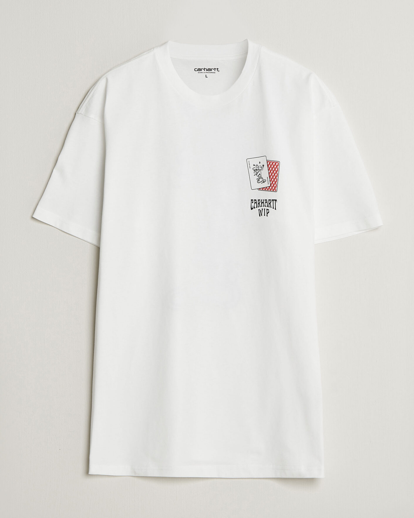Men | T-Shirts | Carhartt WIP | Playing Cards T-Shirt White