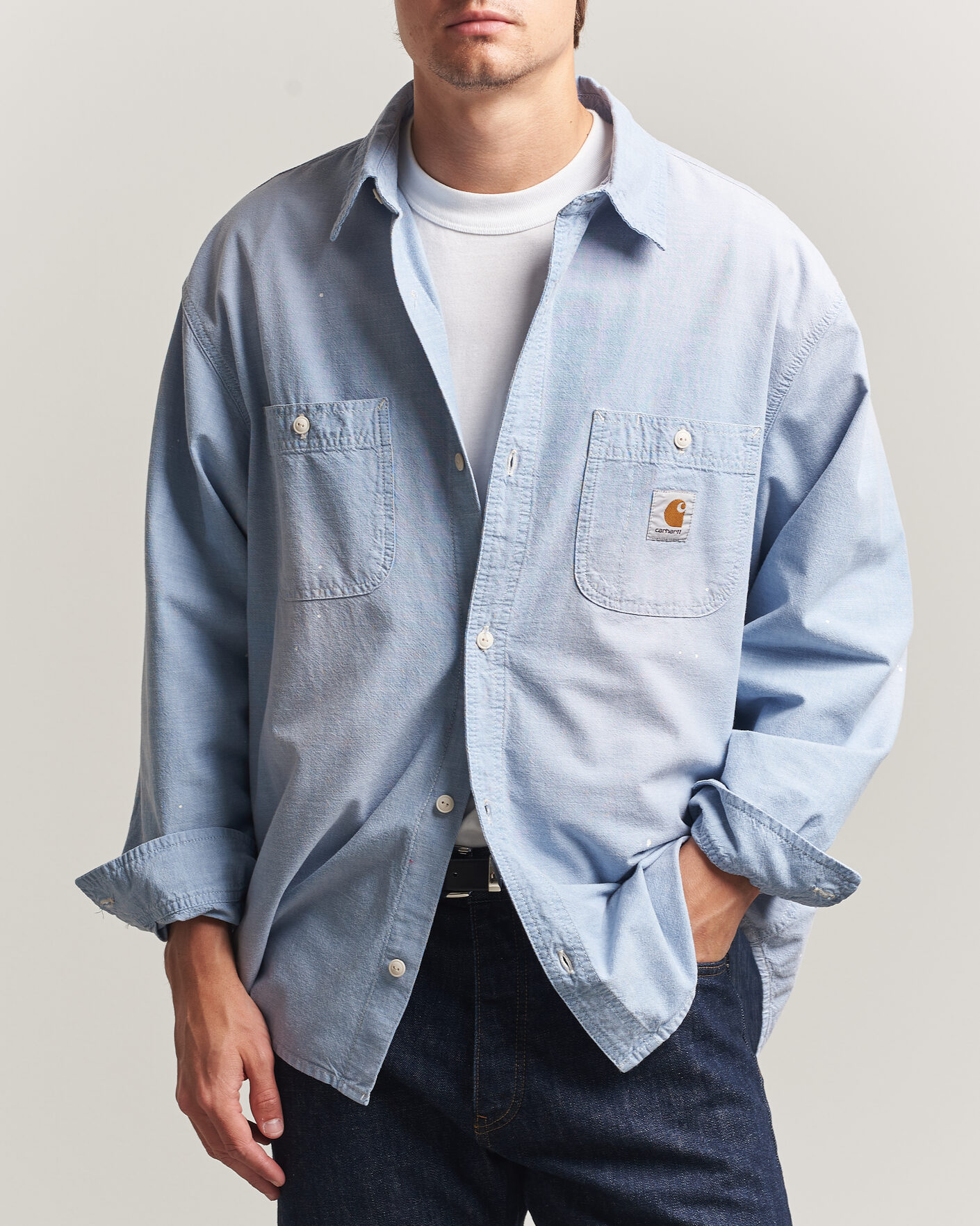 Men | Shirts | Carhartt WIP | Painter Shirt Winston Chambray Blue