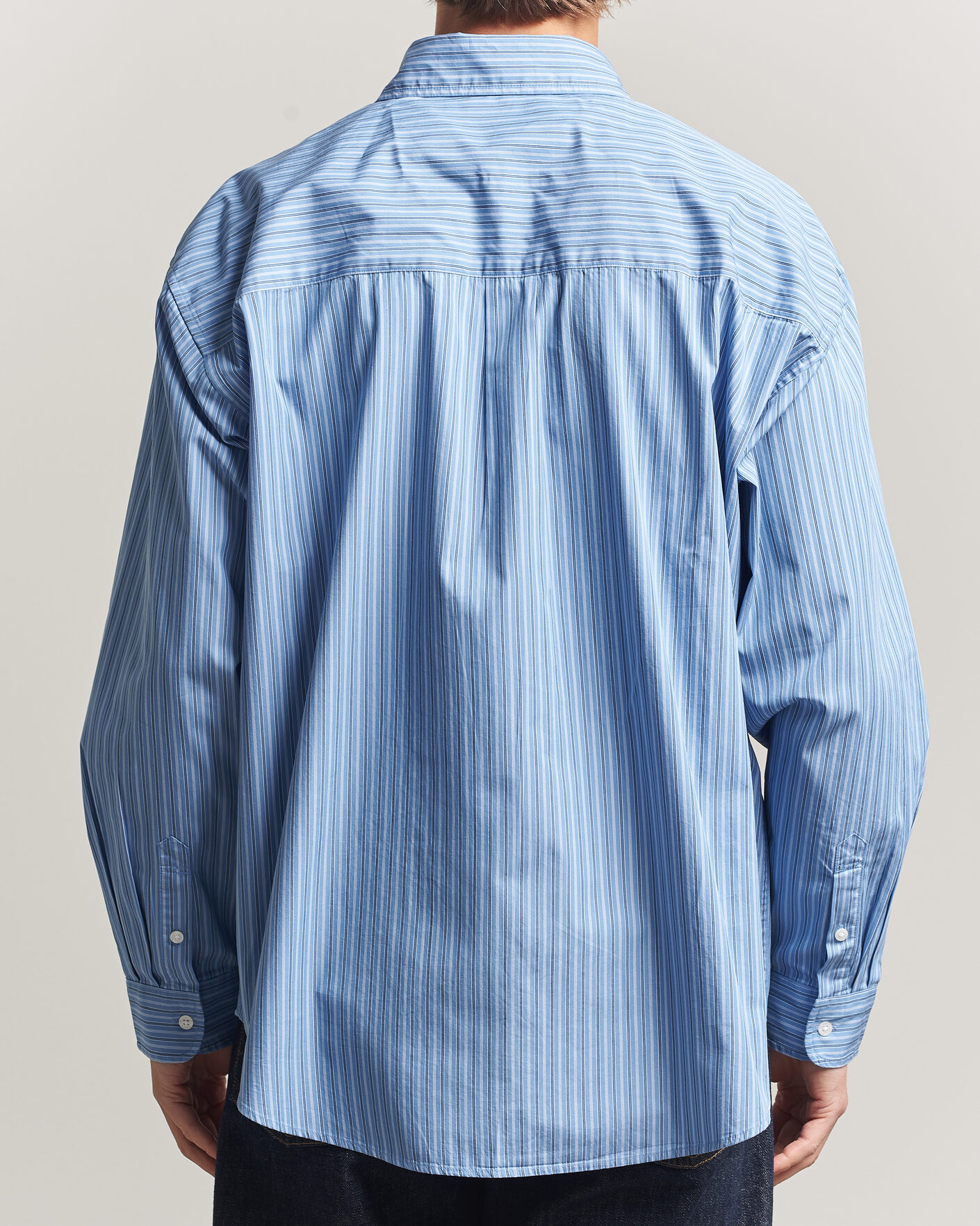 Men | Shirts | Carhartt WIP | Keen Striped Cotton Poplin Shirt Curacao