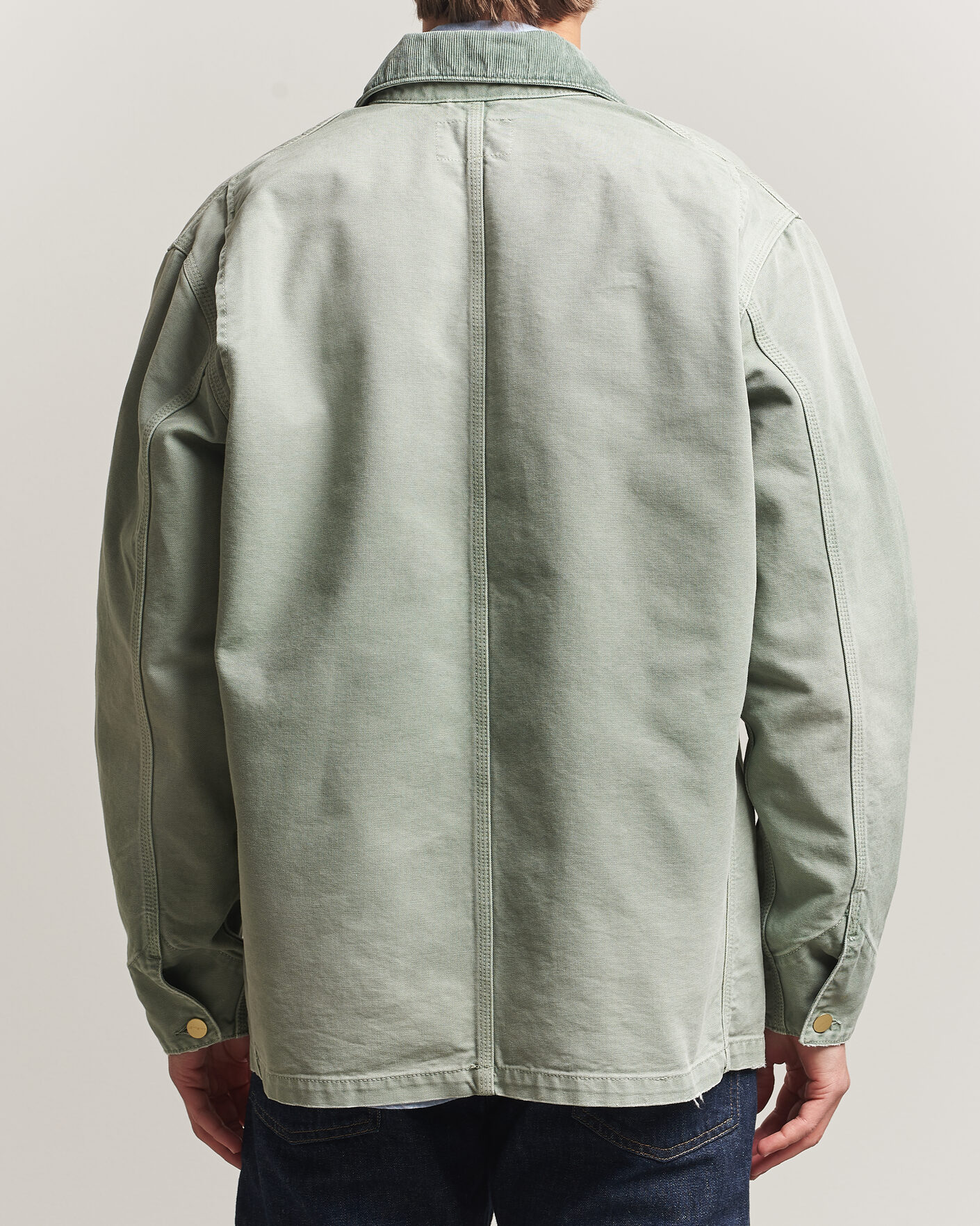 Men | Coats & Jackets | Carhartt WIP | OG Dearborn Canvas Chore Coat Shady Green