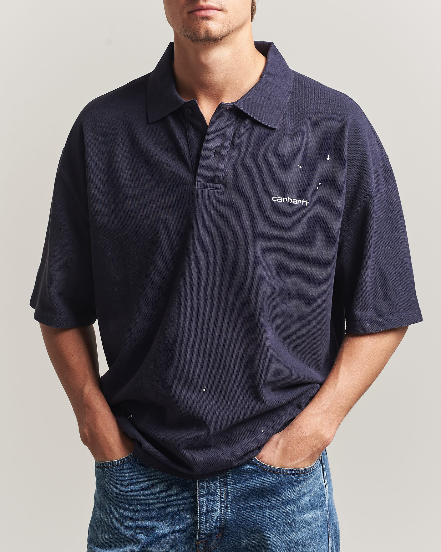 Men | Polo Shirts | Carhartt WIP | Painter Polo Dark Navy