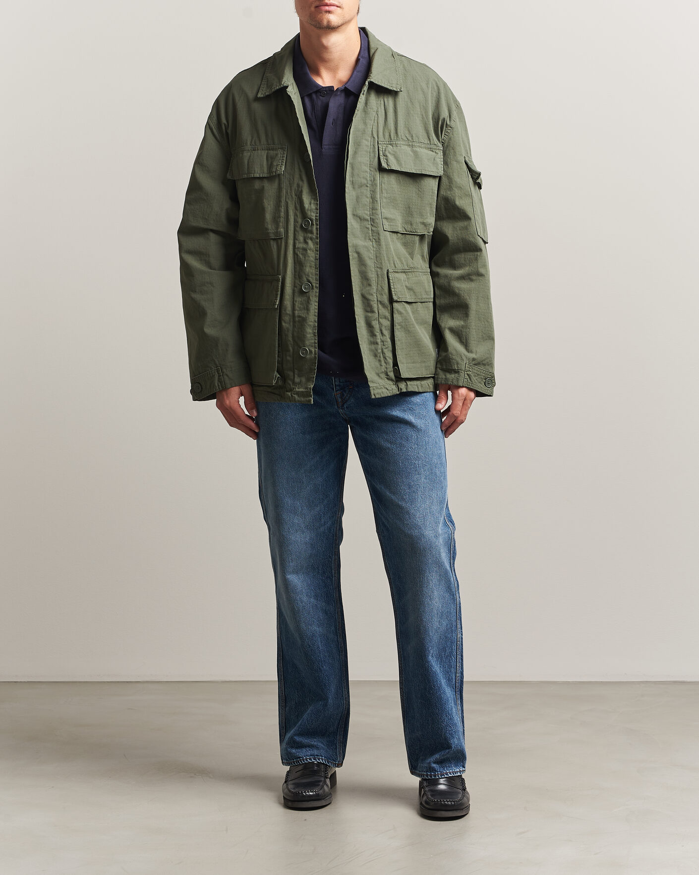 Carhartt WIP Manderson Ripstop Jacket Leaf at CareOfCarl.com