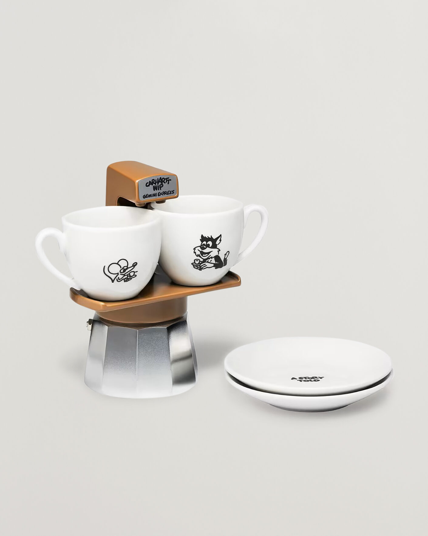 Men | Carhartt WIP Gemini Express Coffee Break Espresso Maker Brown | Carhartt WIP | Gemini Express Coffee Break Espresso Maker Brown