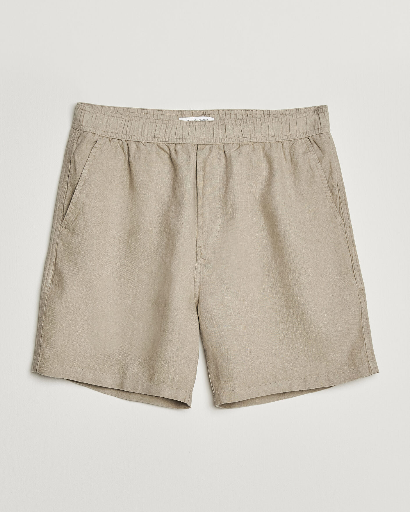 Men | Shorts | Samsøe Samsøe | Jabari Linen Drawstring Shorts Aluminum