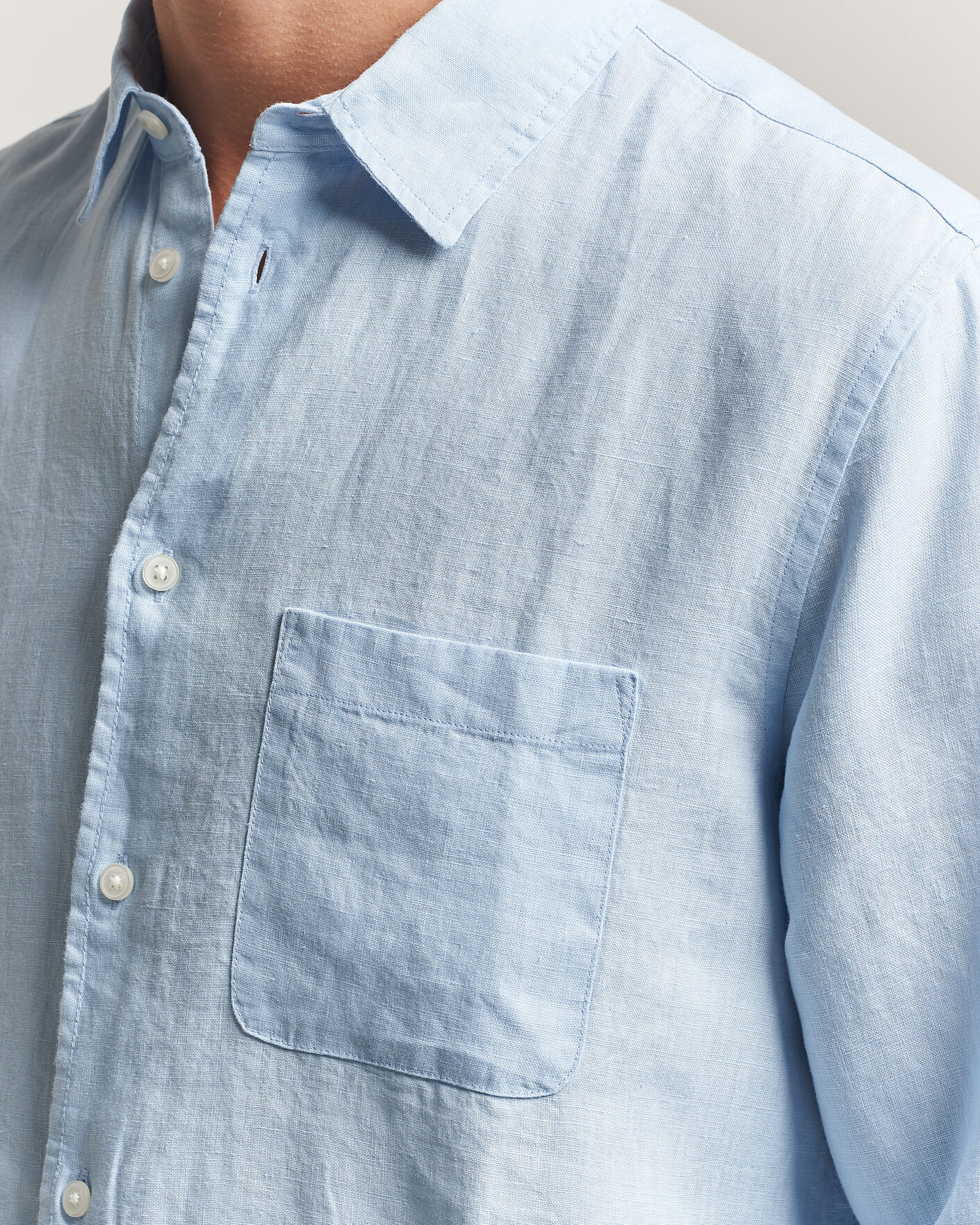 Men | Shirts | Samsøe Samsøe | Liam Linen Shirt Windsurfer
