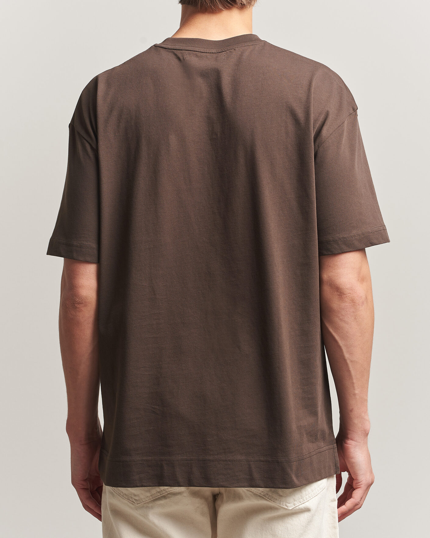 Men | T-Shirts | Samsøe Samsøe | Joel Organic Cotton T-Shirt Turkish Coffee
