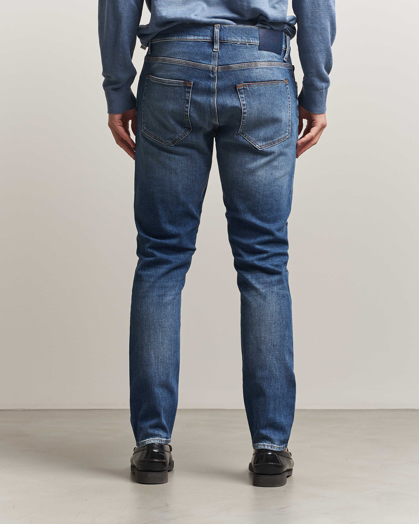 Men | Trousers | Tiger of Sweden | Pistolero Jeans Medium Blue