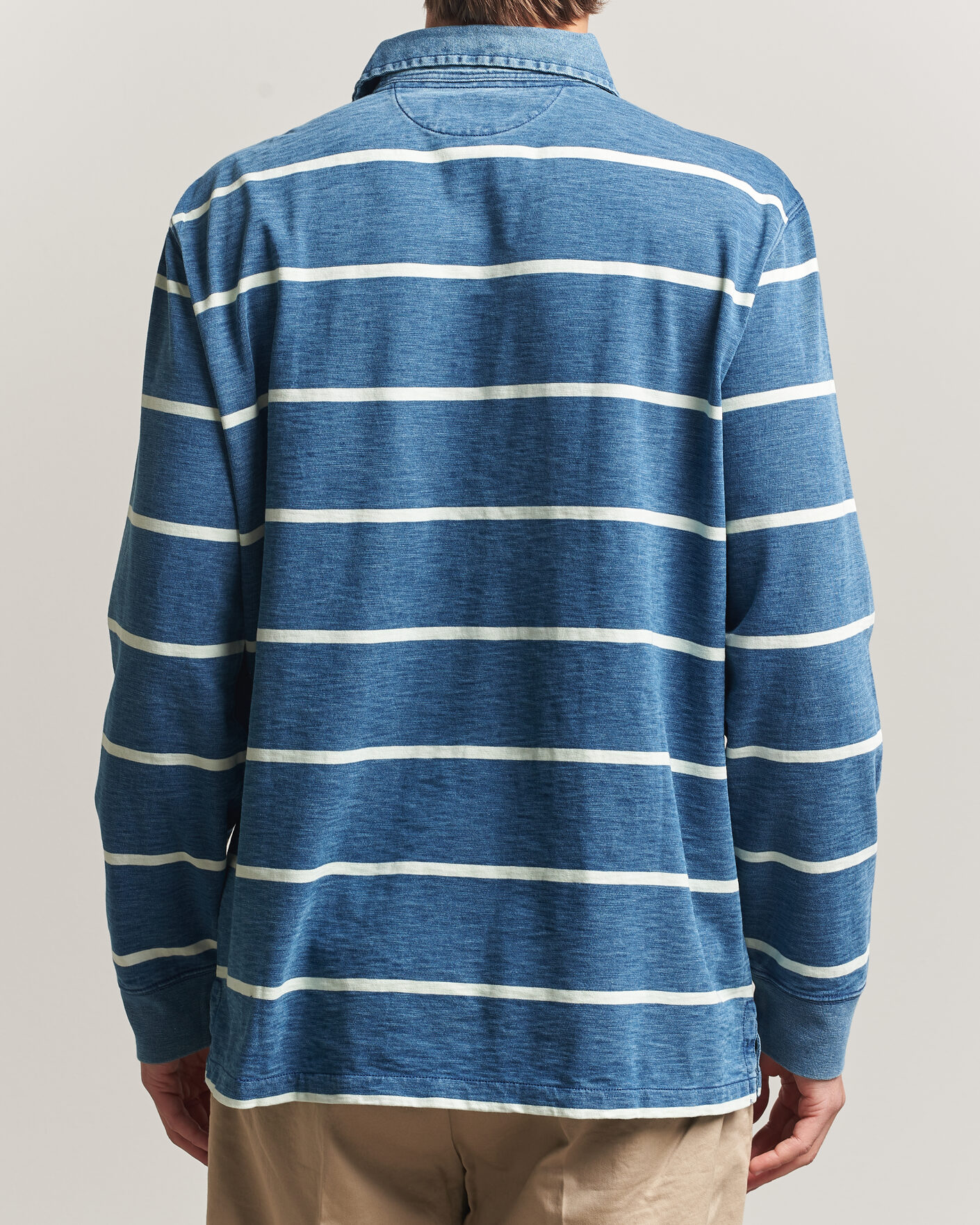 Men | Sweaters & Knitwear | Polo Ralph Lauren | Striped Indigo Rugby Newport Bear