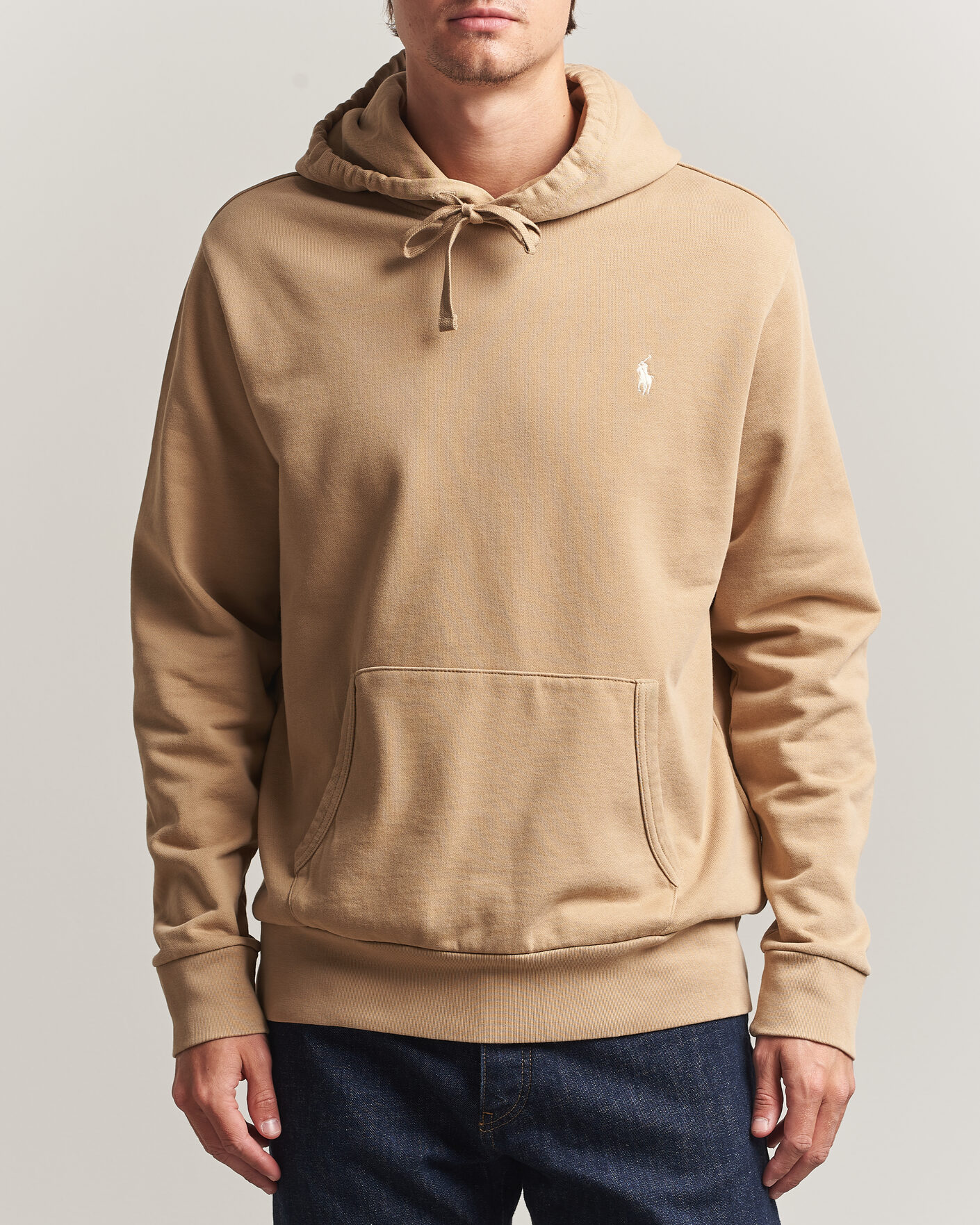 Men | Sweaters & Knitwear | Polo Ralph Lauren | Loopback Terry Hood Vintage Khaki
