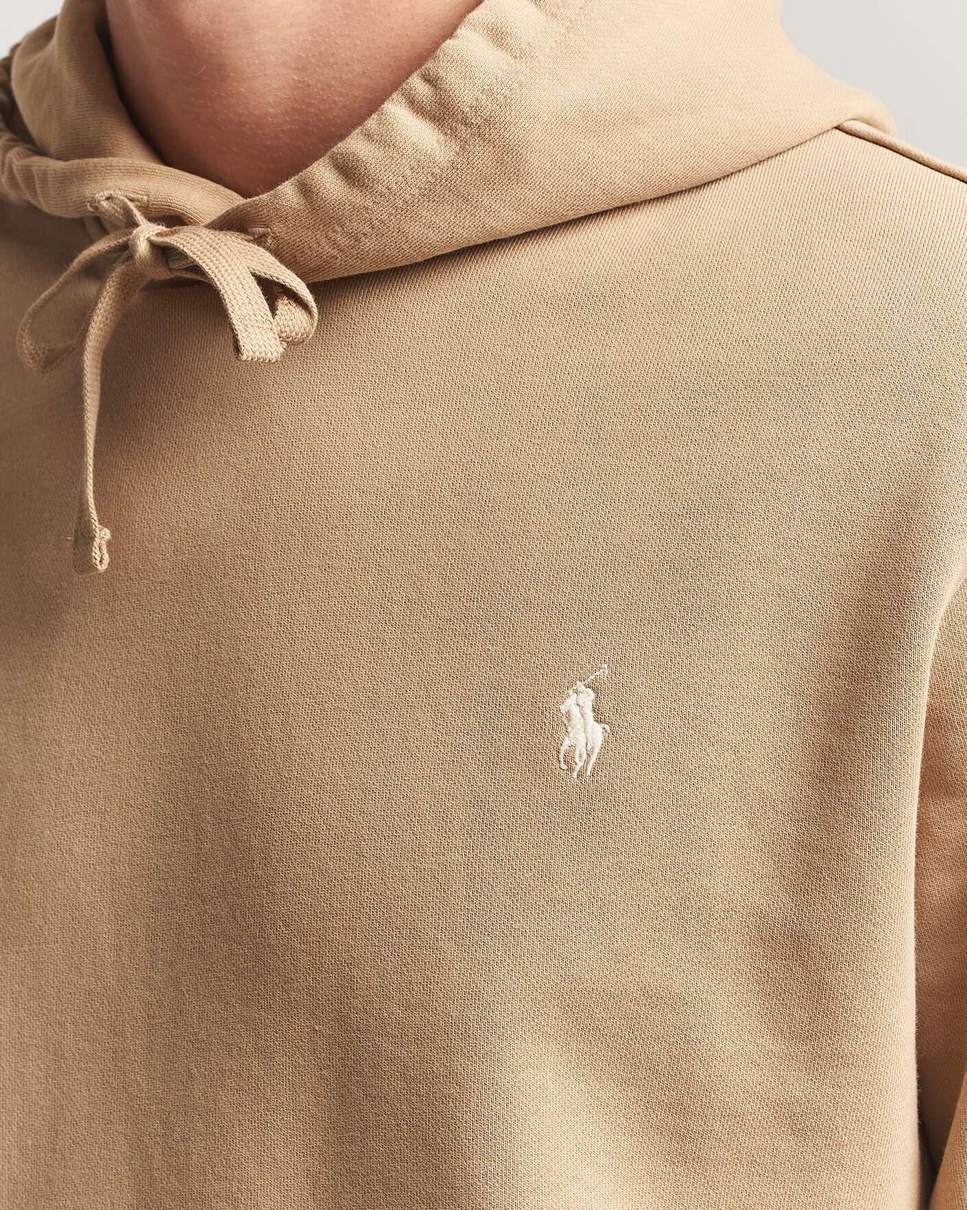 Men | Sweaters & Knitwear | Polo Ralph Lauren | Loopback Terry Hood Vintage Khaki