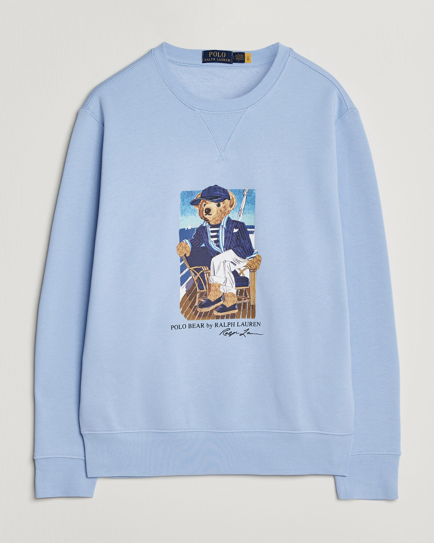 Men | Sweaters & Knitwear | Polo Ralph Lauren | Newport Bear Sweatshirt Office Blue