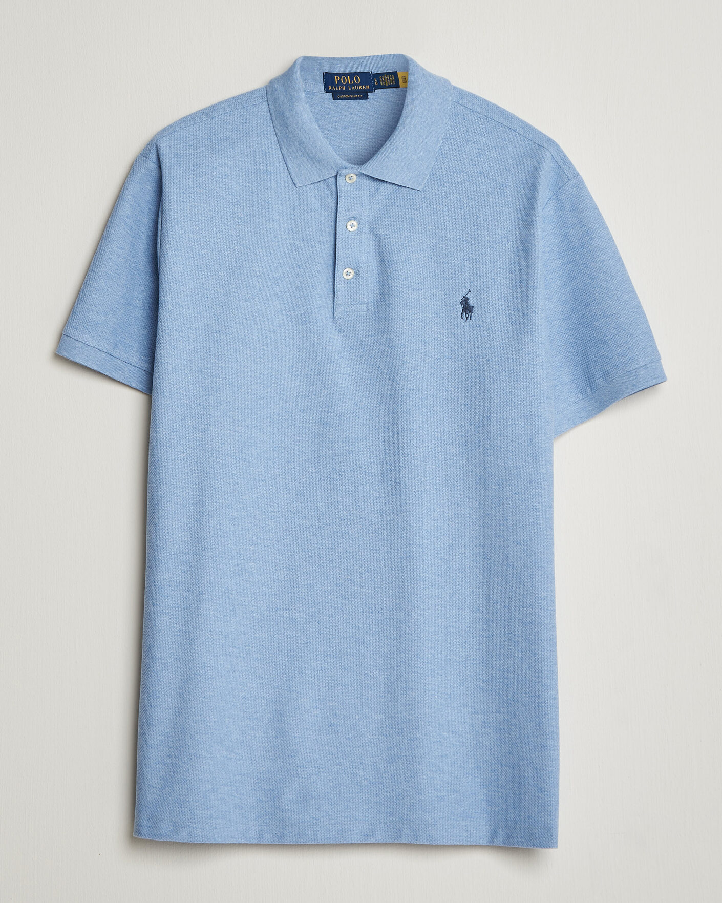 Men | Polo Shirts | Polo Ralph Lauren | Honeycomb Texture Polo Isle Heather