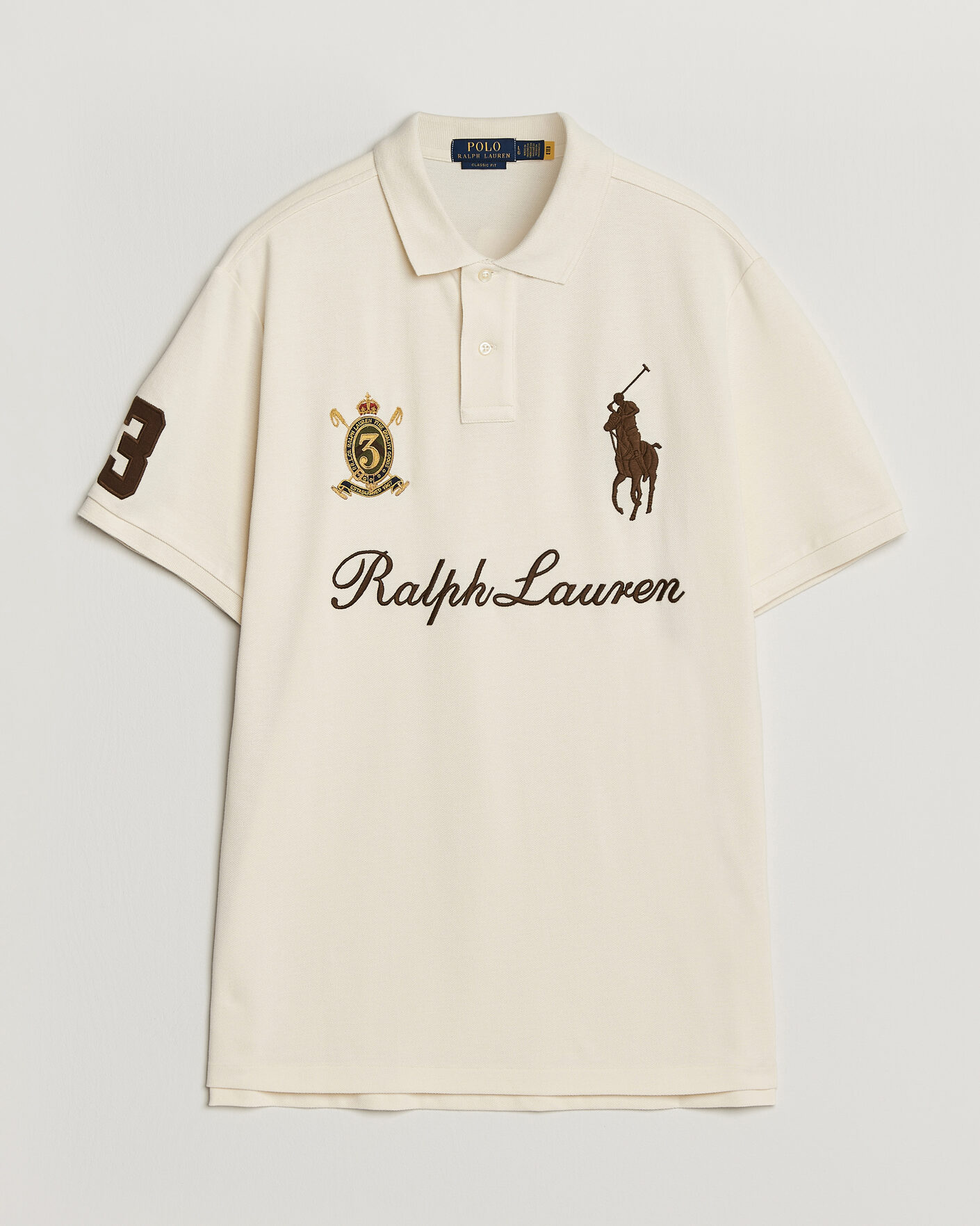 Polo Ralph Lauren Classic Fit Team Polo Guide Cream at CareOfCarl.com