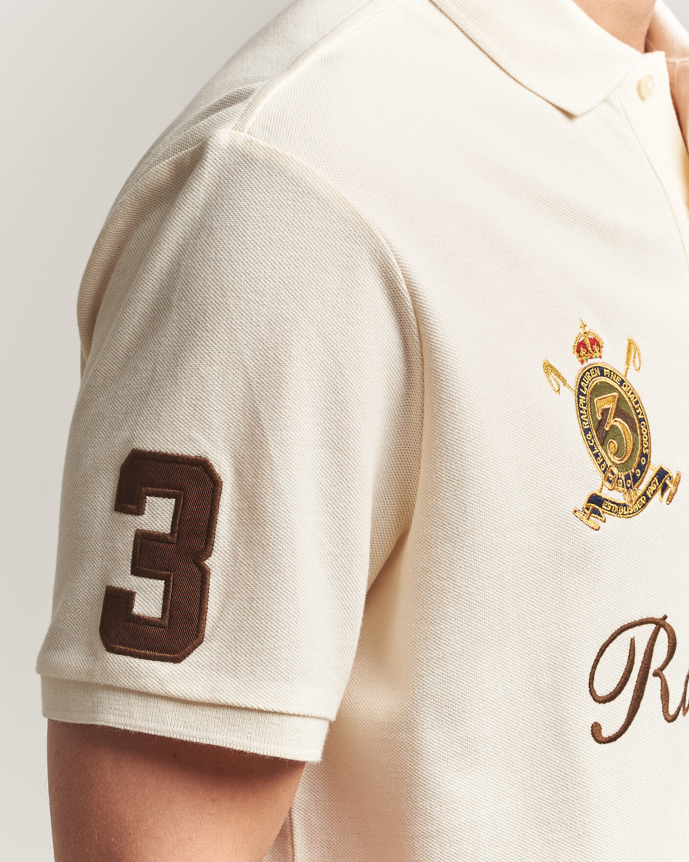 Men | Polo Shirts | Polo Ralph Lauren | Classic Fit Team Polo Guide Cream