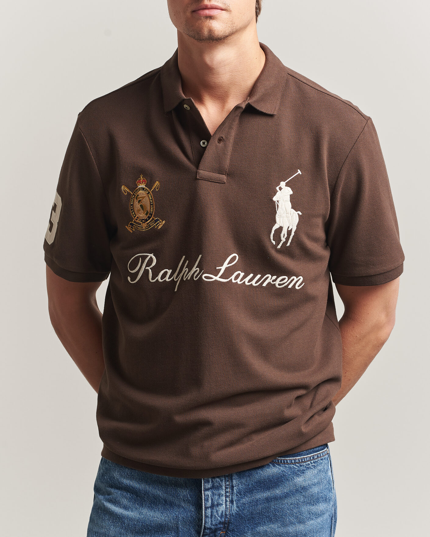 Men | Polo Shirts | Polo Ralph Lauren | Classic Fit Team Polo Nutmeg Brown