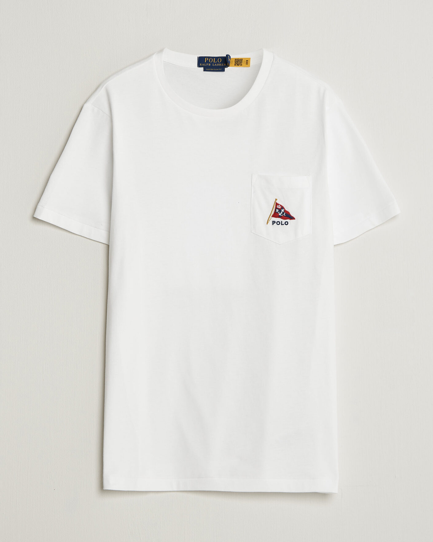Men | T-Shirts | Polo Ralph Lauren | Backprint Pocket Tee Newport Bear/White