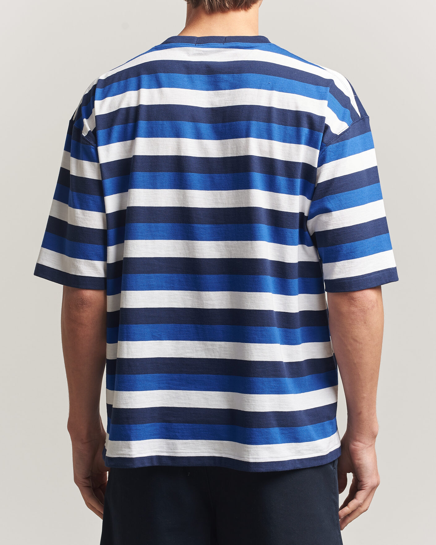 Men | T-Shirts | Polo Ralph Lauren | Striped Pocket Tee Newport Navy Multi