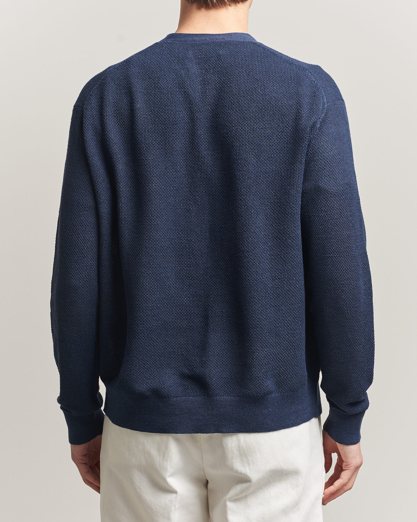 Men | Sweaters & Knitwear | Polo Ralph Lauren | Linen Cardigan Newport Navy